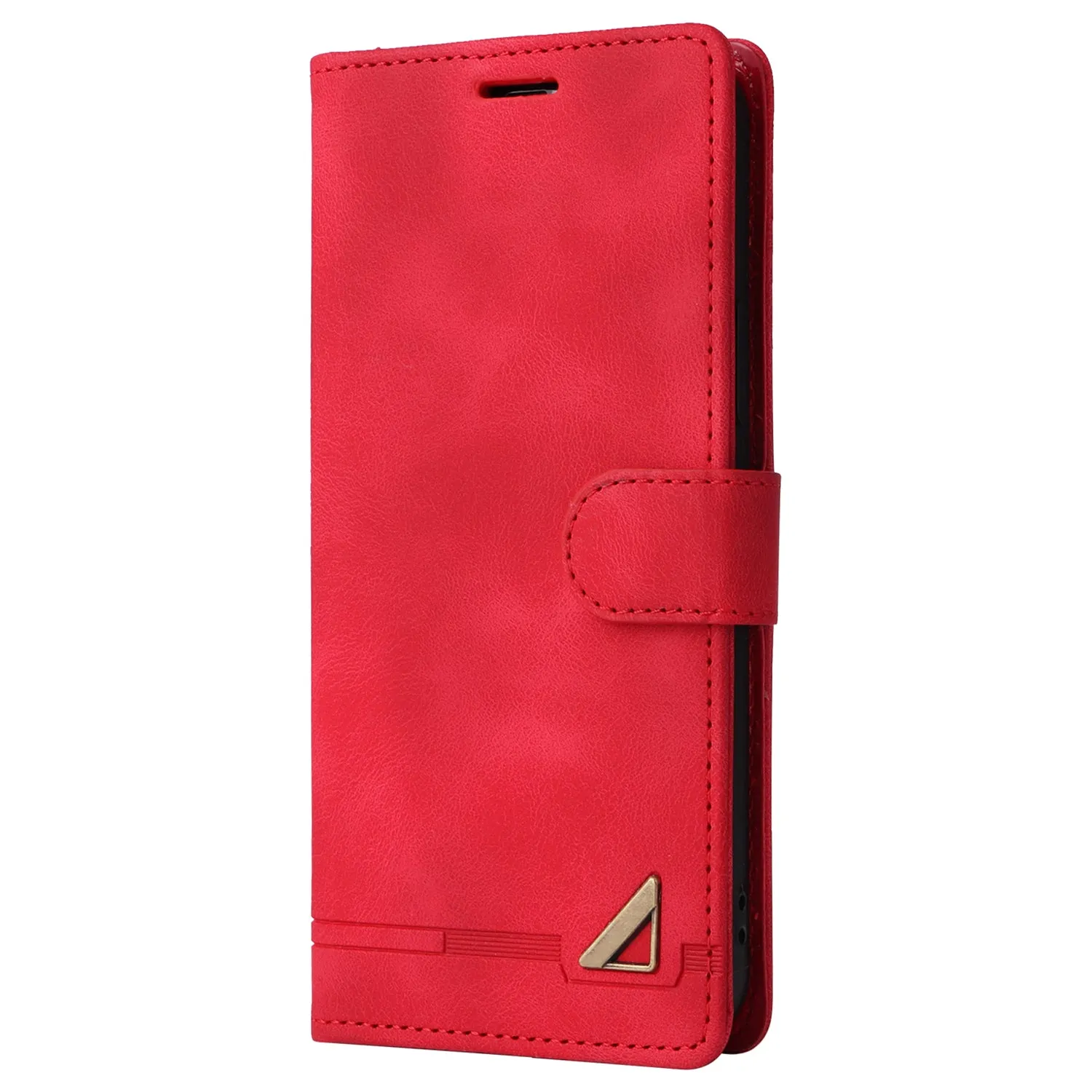 007 Series For iPhone 15 Plus PU Leather Stand Shell Flip Wallet Skin-touch Phone Cover