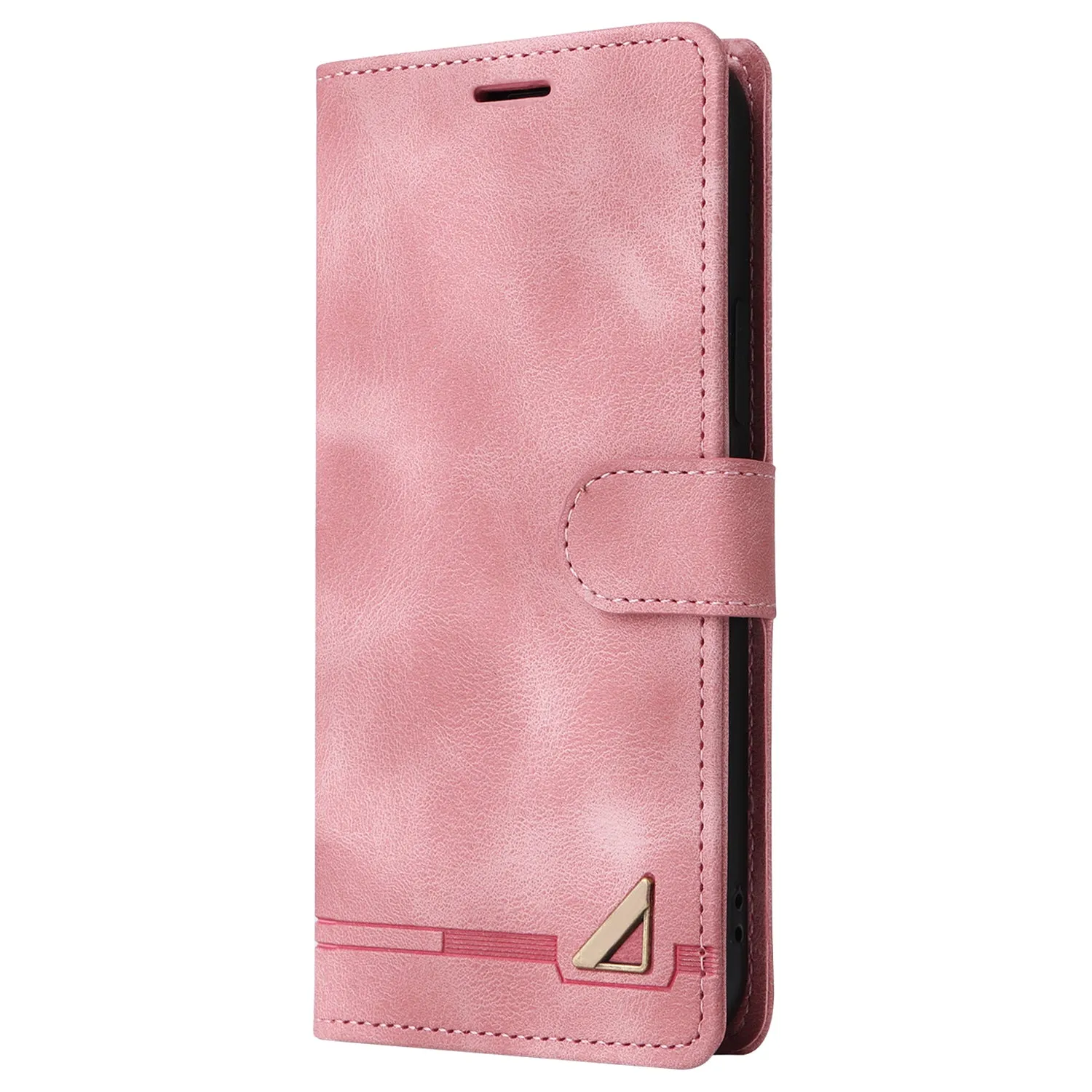 007 Series For iPhone 15 Plus PU Leather Stand Shell Flip Wallet Skin-touch Phone Cover