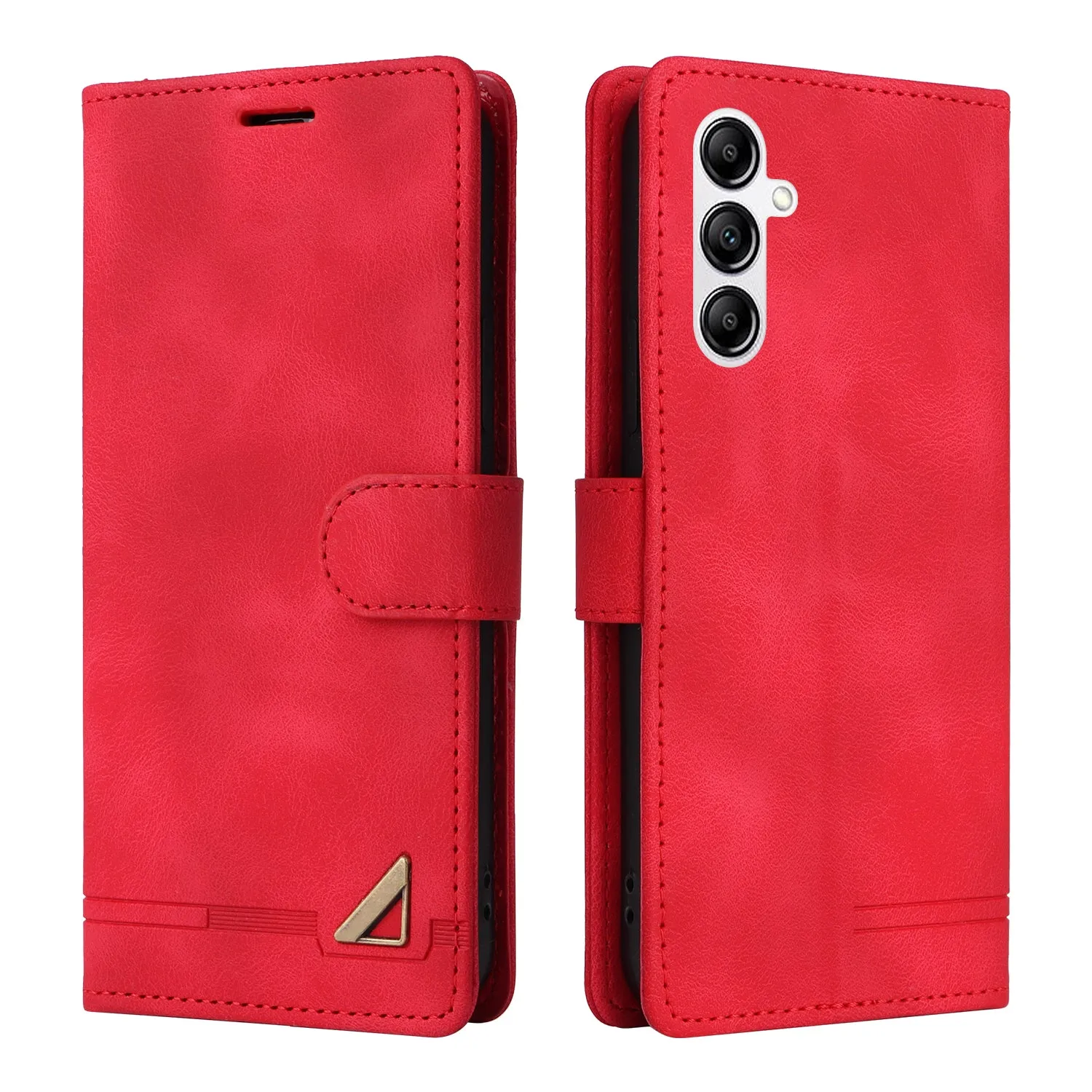 007 Series For Samsung Galaxy A14 5G / 4G Skin-touch Leather Wallet Phone Case Flip Stand Anti-drop Cover