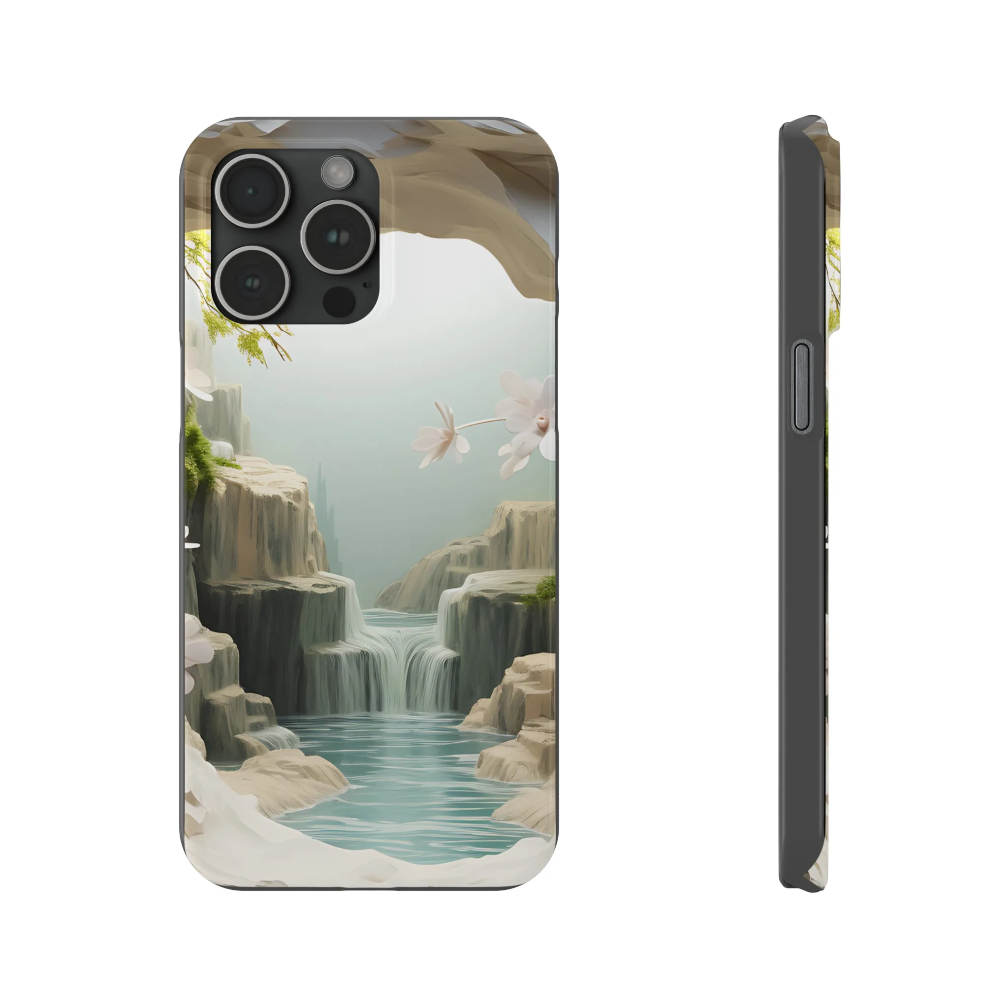 3D Landscape iPhone 15 Phone Cases.