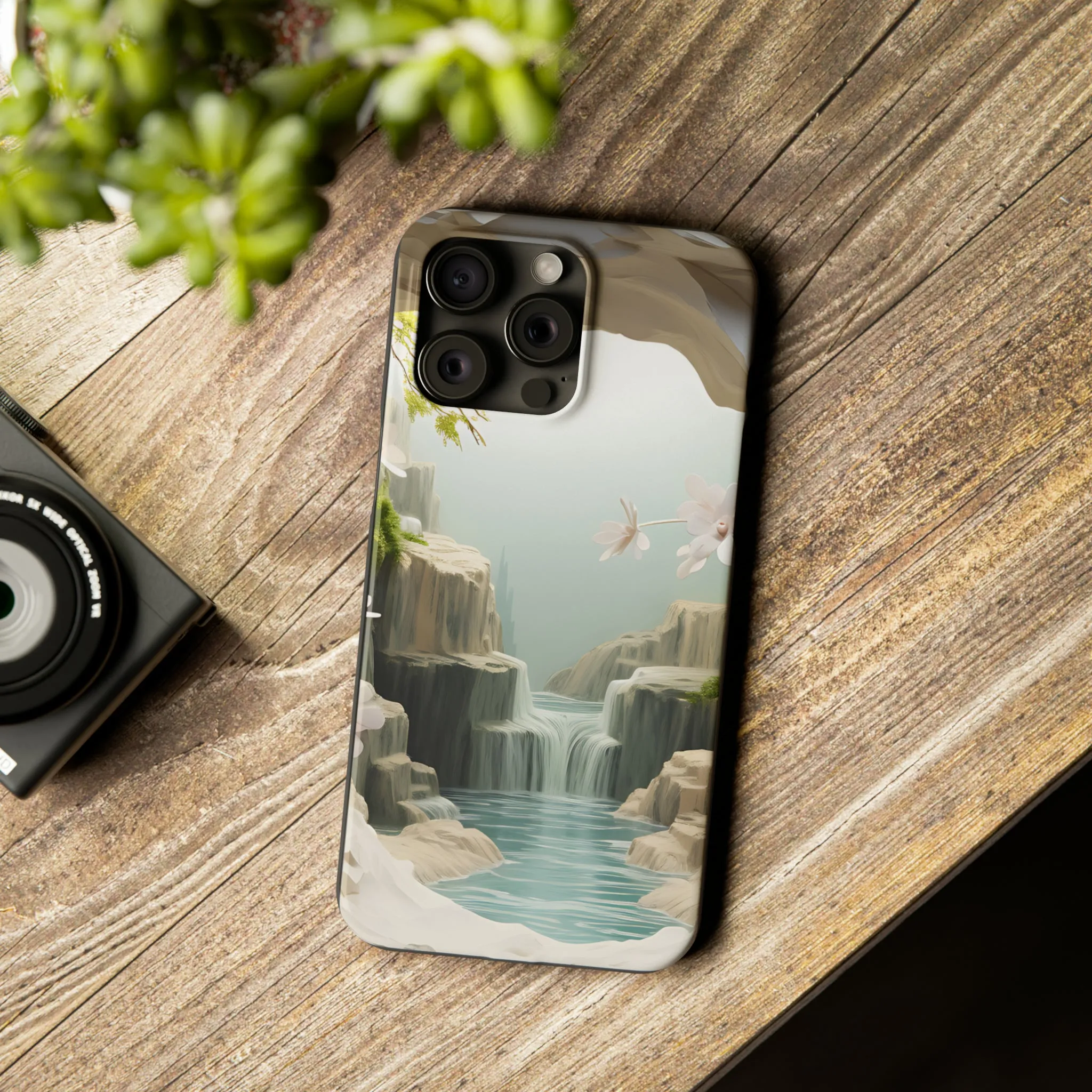 3D Landscape iPhone 15 Phone Cases.