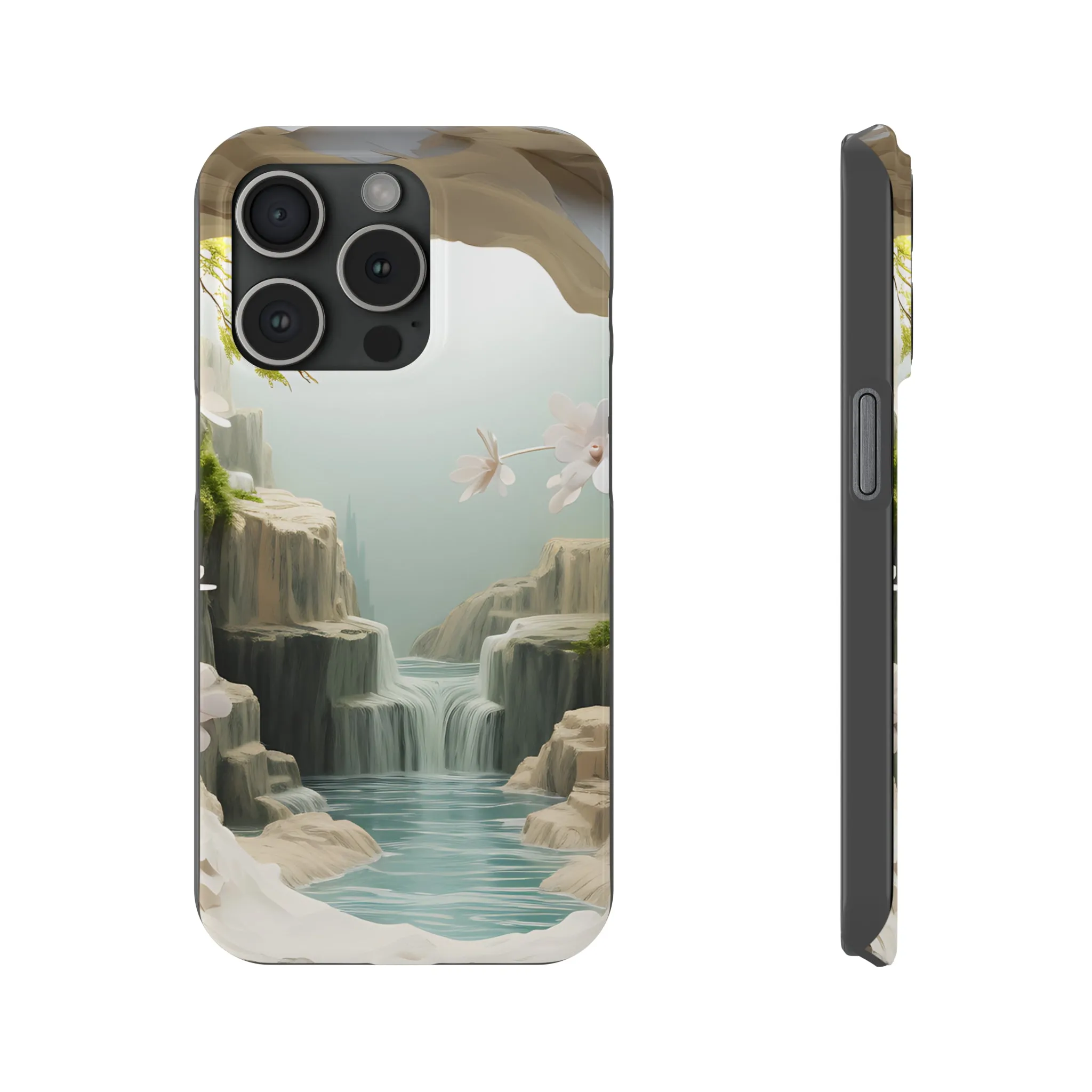 3D Landscape iPhone 15 Phone Cases.