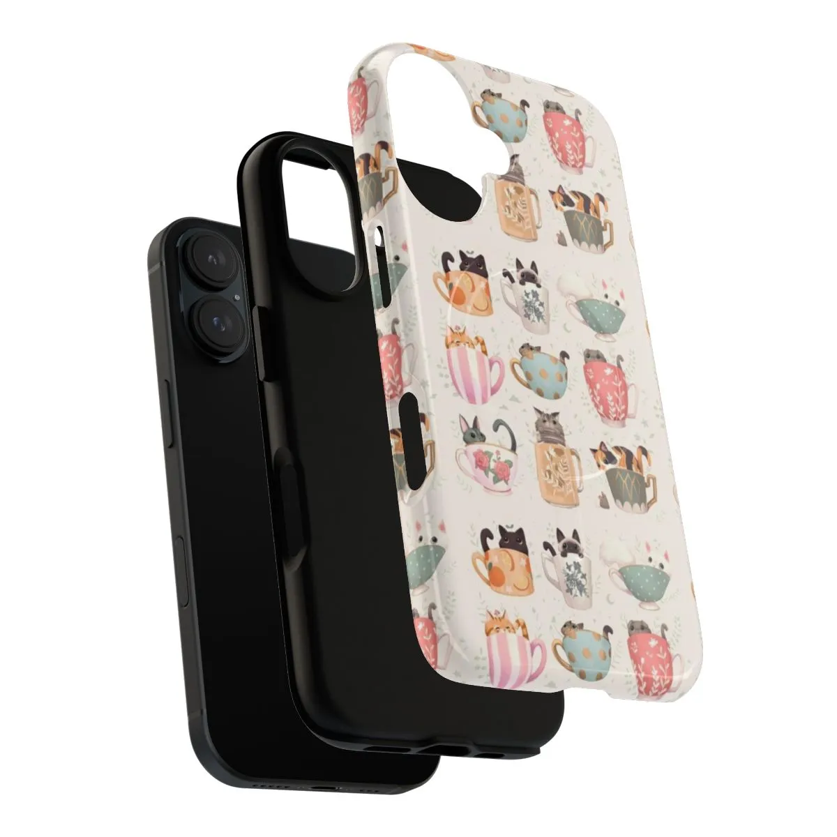 Adorable Kitty Cat Art Phone Cases for Cat Owners