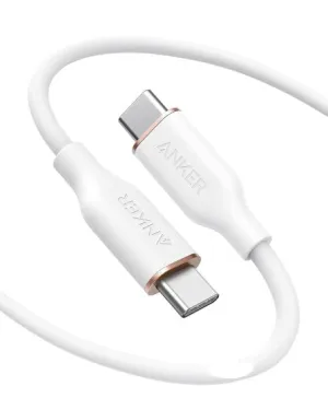 Anker PowerLine III Flow USB-C to USB-C (1.8m/6ft) -White A8553H21