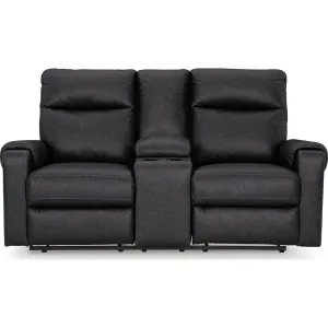 Axtellton Power Reclining Loveseat with Console - Carbon