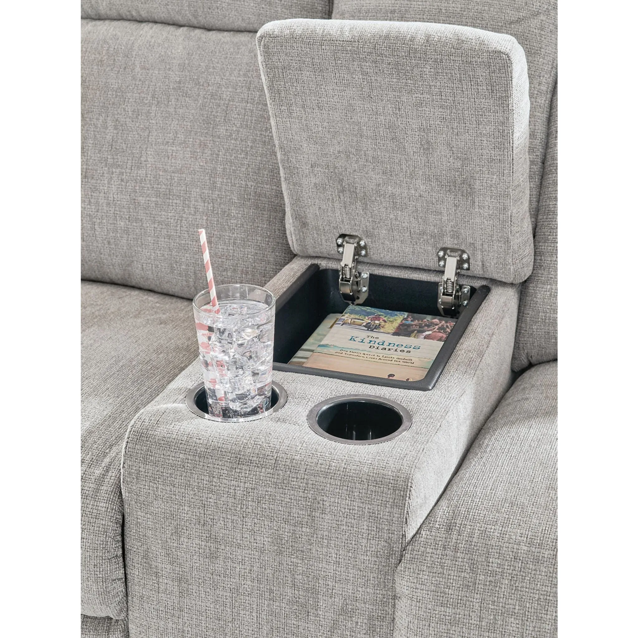 Barnsana Power Reclining Loveseat with Console