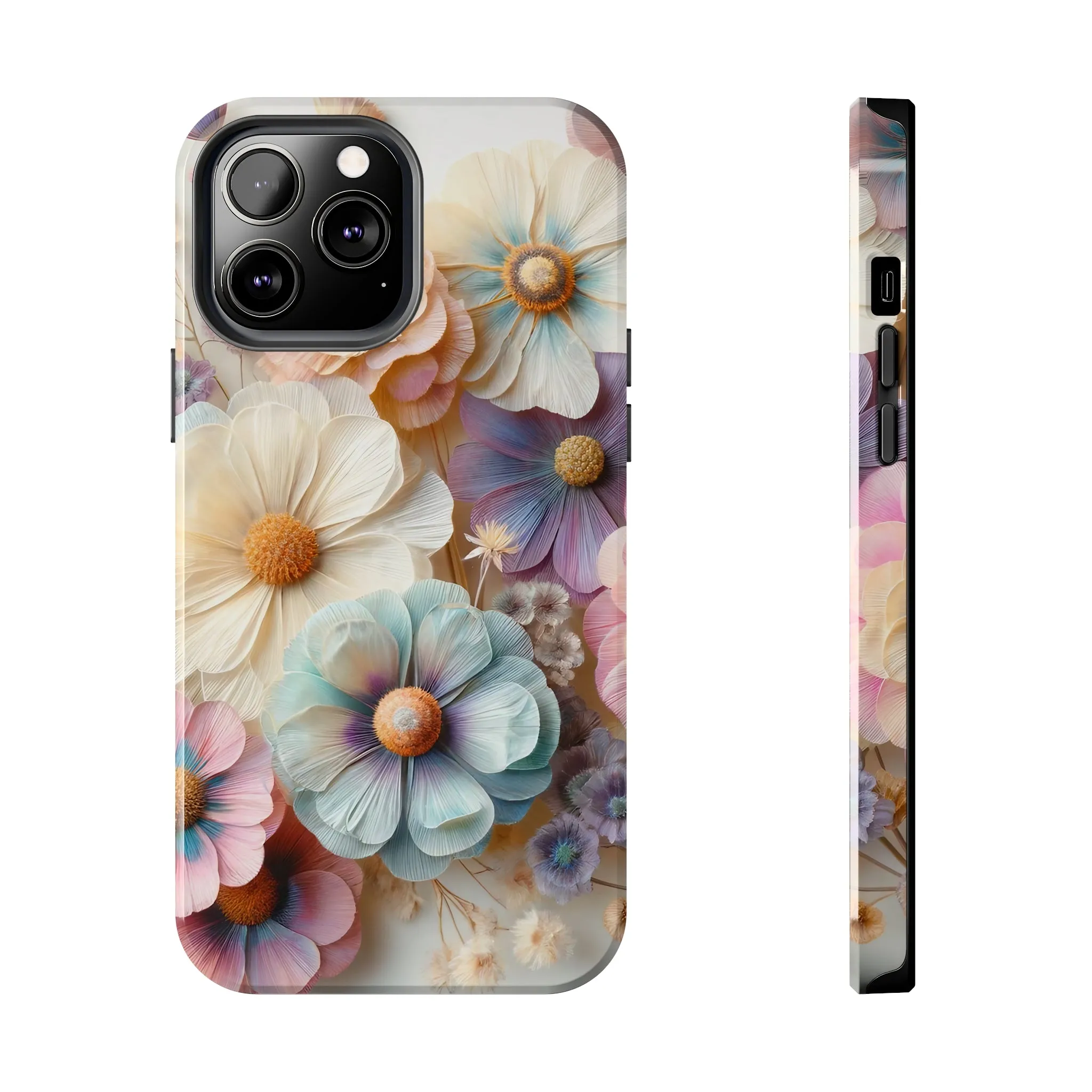 Beautiful Spring Flower Bouquet Digital print Design Tough Phone Case compatible with a large variety of iPhone models, Gift, Phone Case