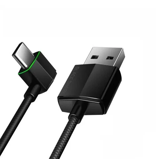 Black Shark Right-Angle USB-C Cable Quick Charge