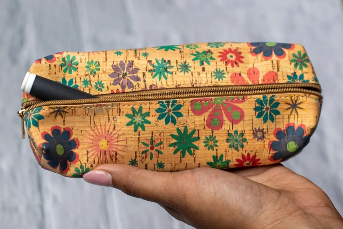 Bloom Pouch | Vegan Cork Utility Pouch | Multipurpose Eco-Friendly