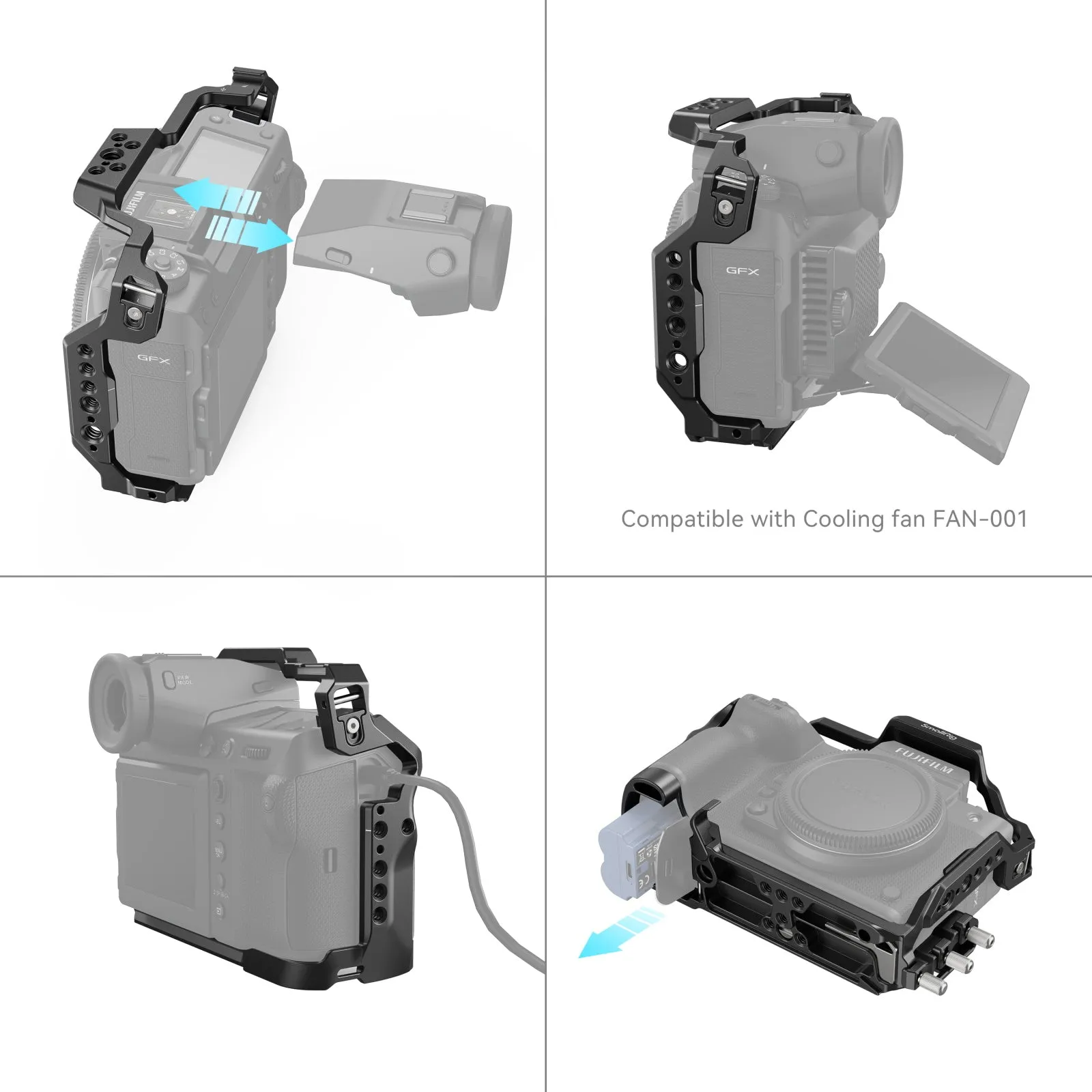 Cage Kit for FUJIFILM GFX100 II 4201