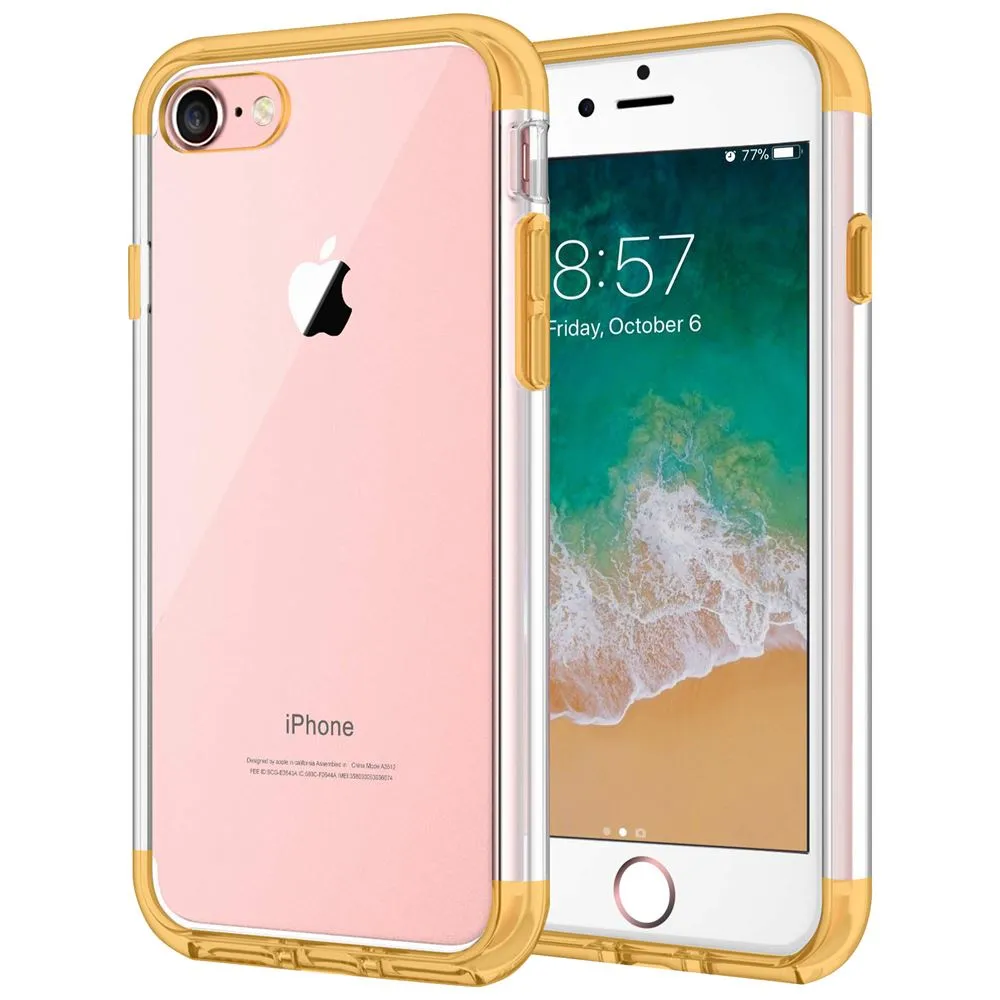 Case for iPhone 8 Shock Proof Soft TPU Silicone Phone Clear Slim Cover