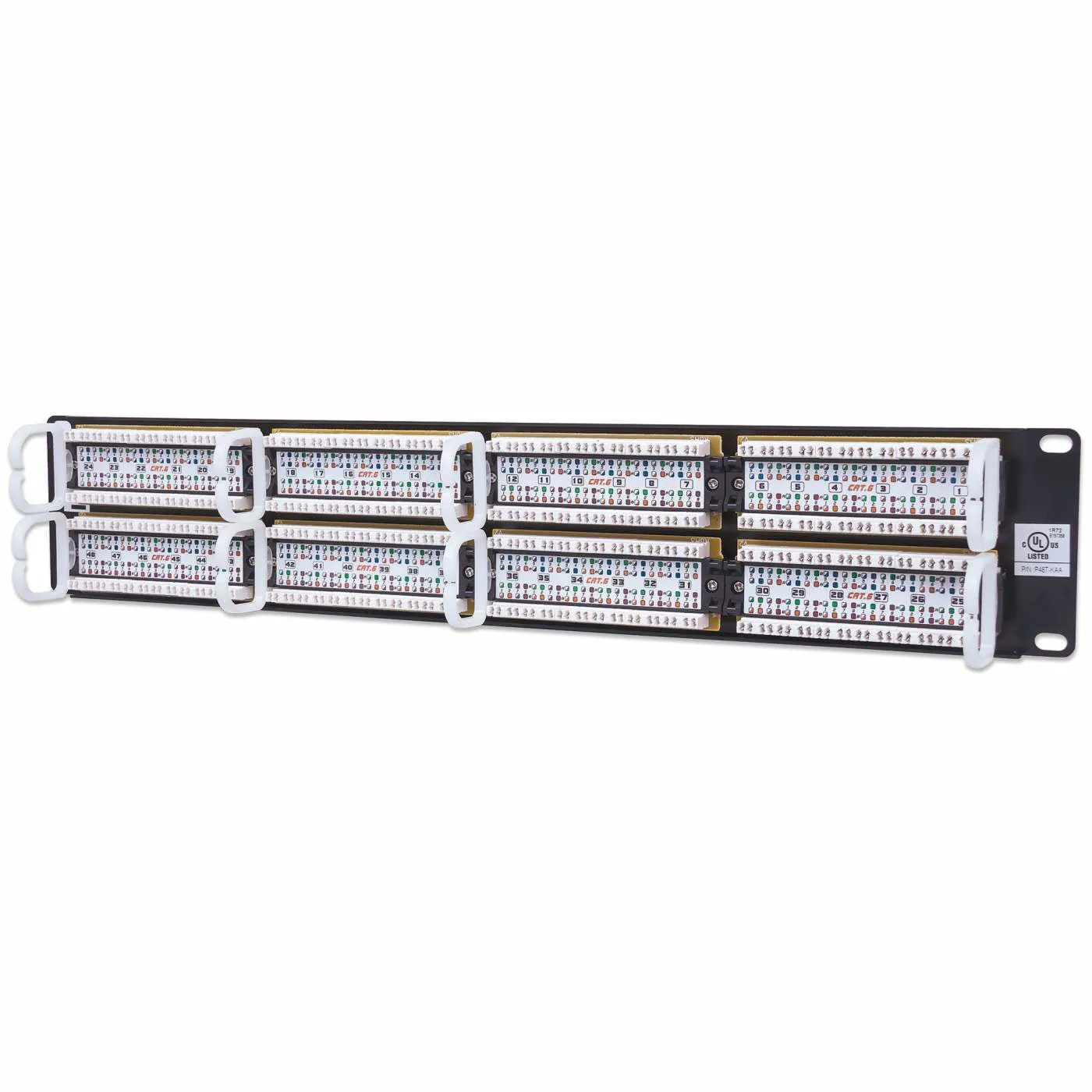 Cat6 Patch Panel 48-Port Utp-