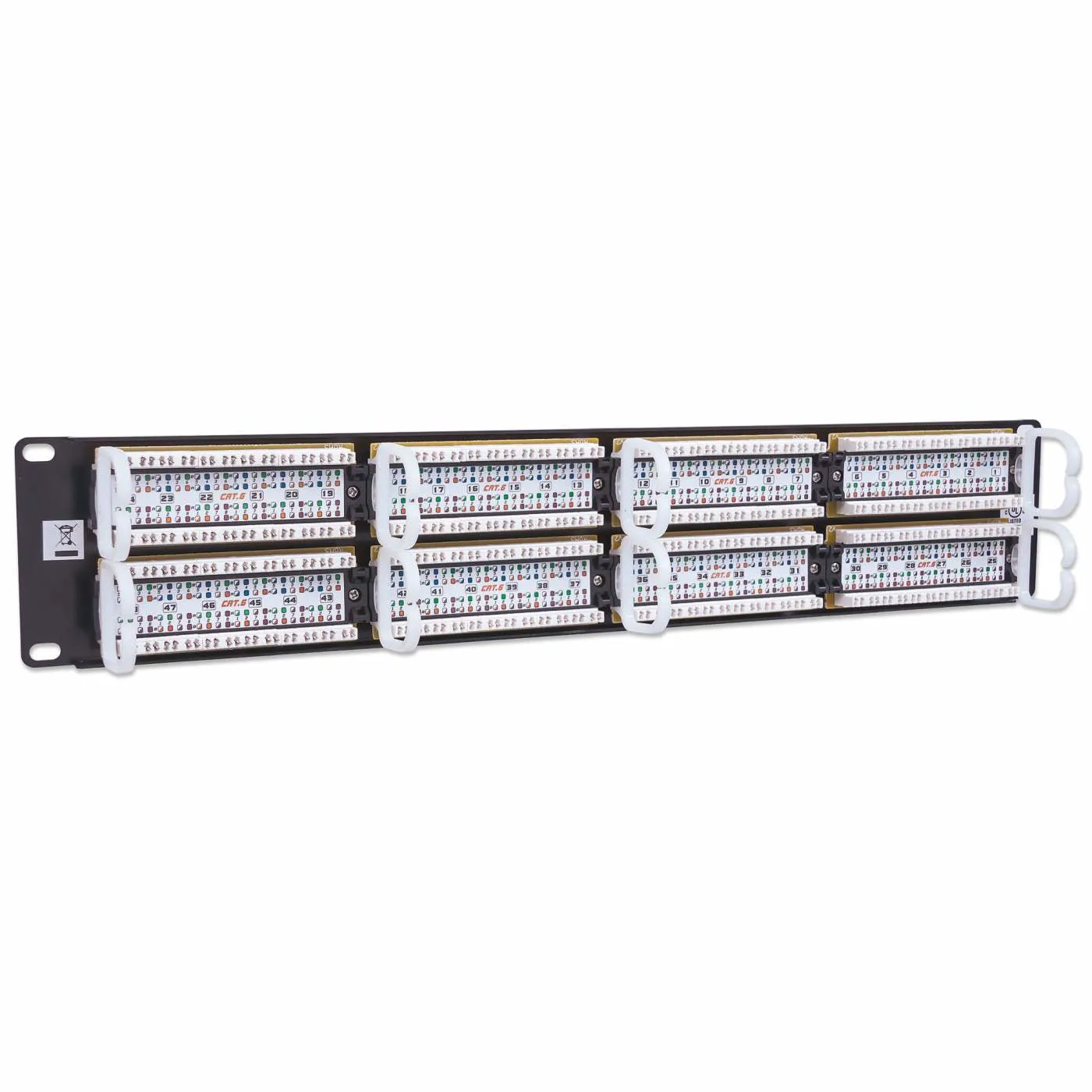 Cat6 Patch Panel 48-Port Utp-