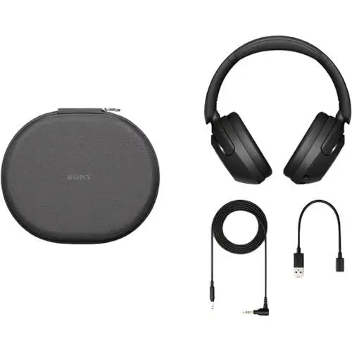 Certified Refurbished - Sony WH-XB910N EXTRA BASS Bluetooth Wireless Noise-Canceling Headphones - Black