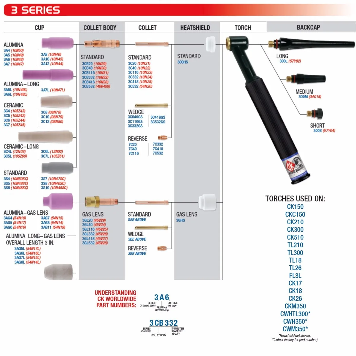 CK Worldwide 25ft 26 Series Superflex TIG Torch w/Flex and Valve (CK26V-25-RSF FX)