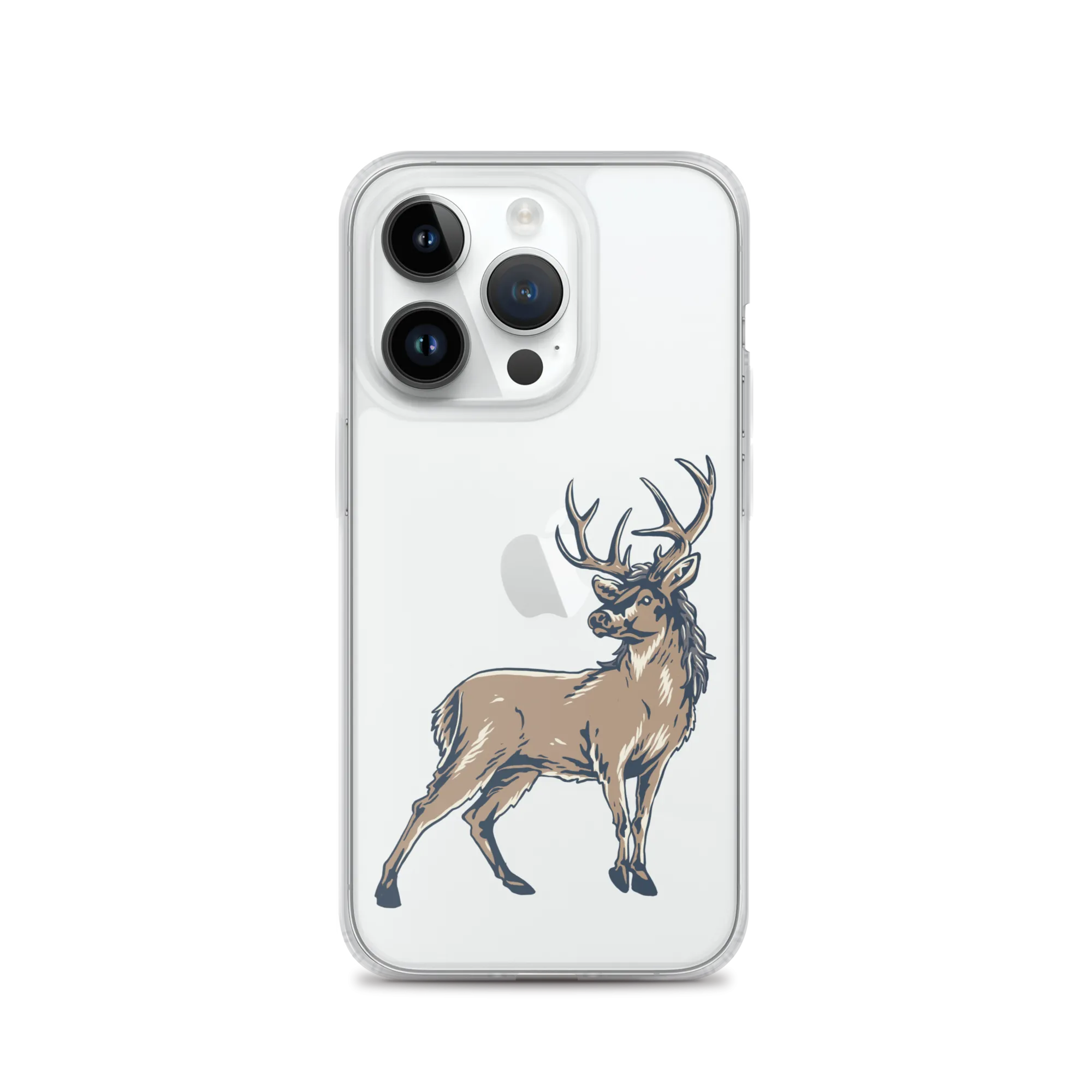 Deer Mullet Standing iPhone® Case - Clear