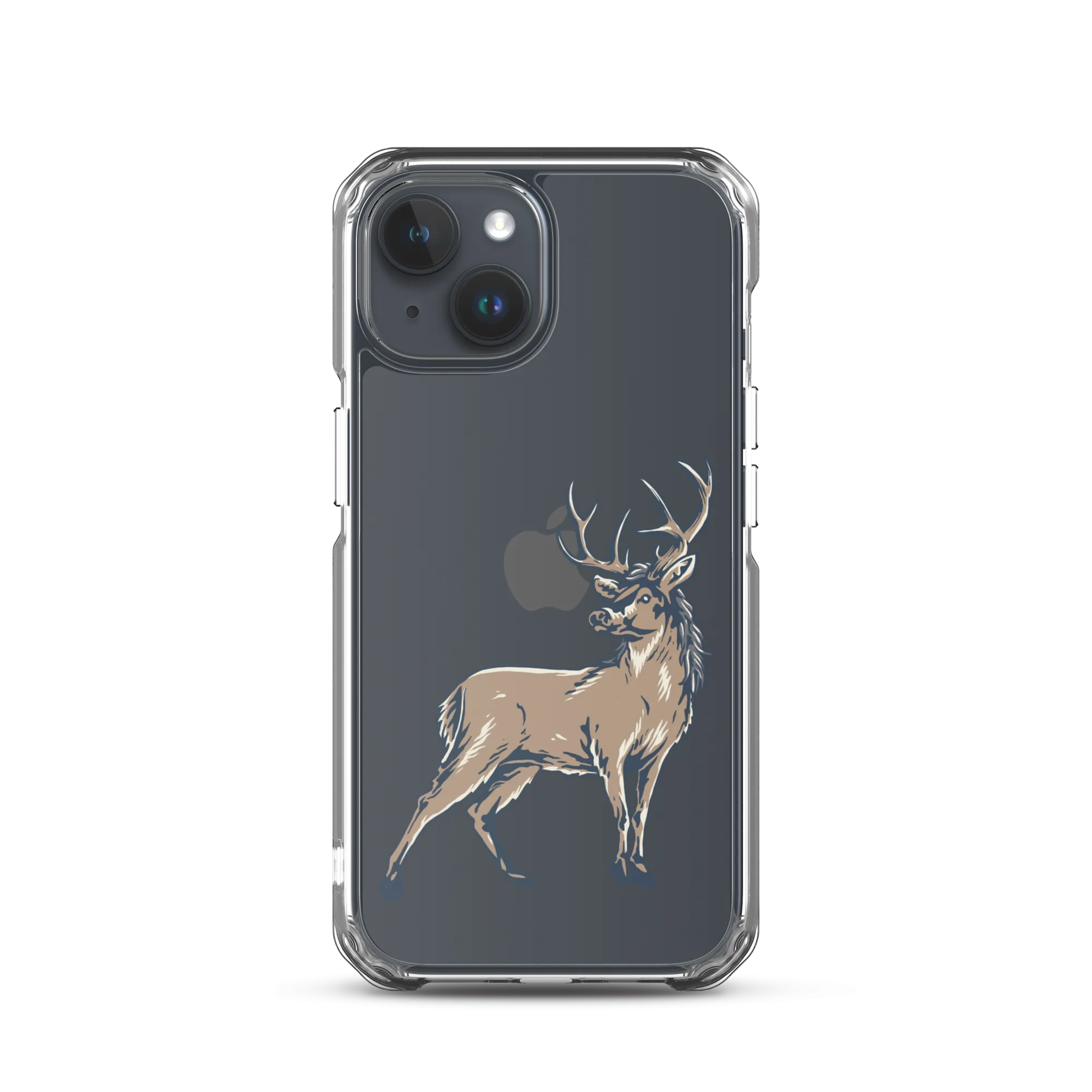 Deer Mullet Standing iPhone® Case - Clear