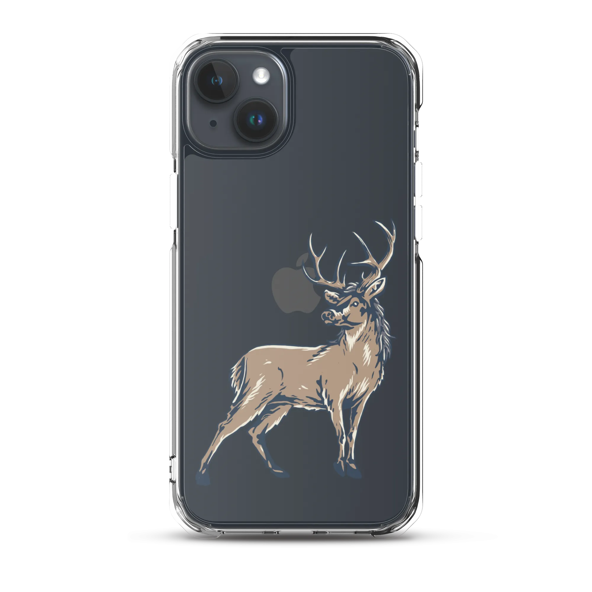 Deer Mullet Standing iPhone® Case - Clear