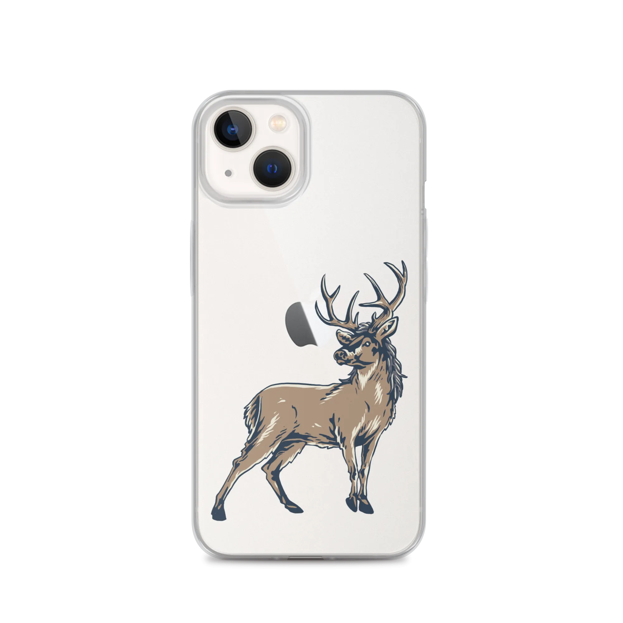 Deer Mullet Standing iPhone® Case - Clear