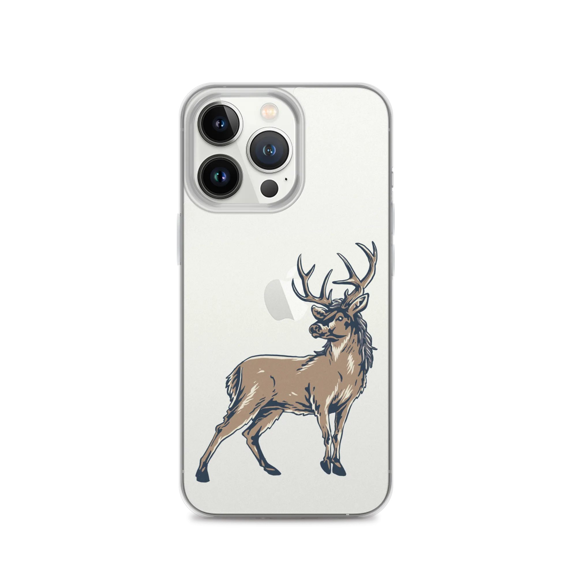 Deer Mullet Standing iPhone® Case - Clear