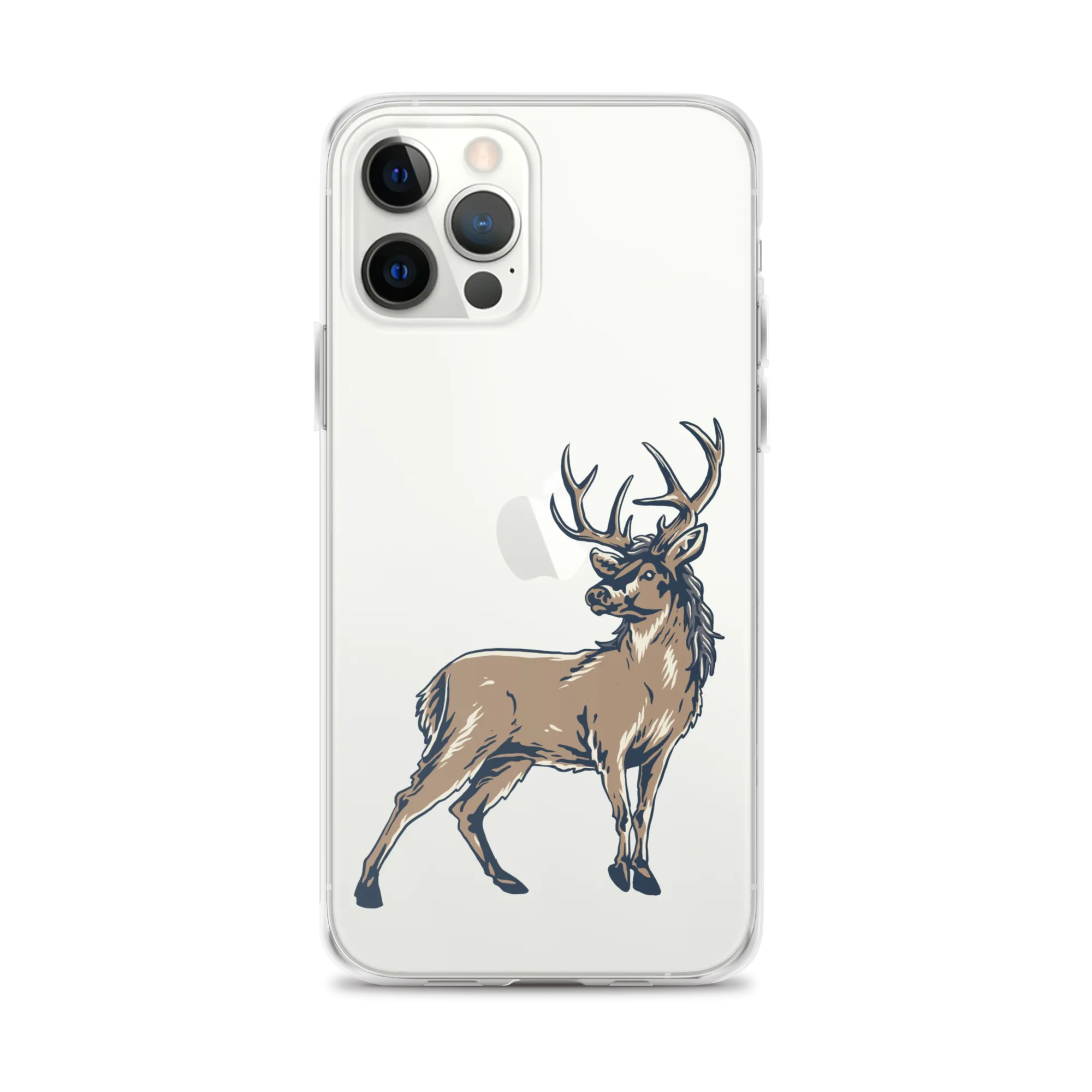 Deer Mullet Standing iPhone® Case - Clear