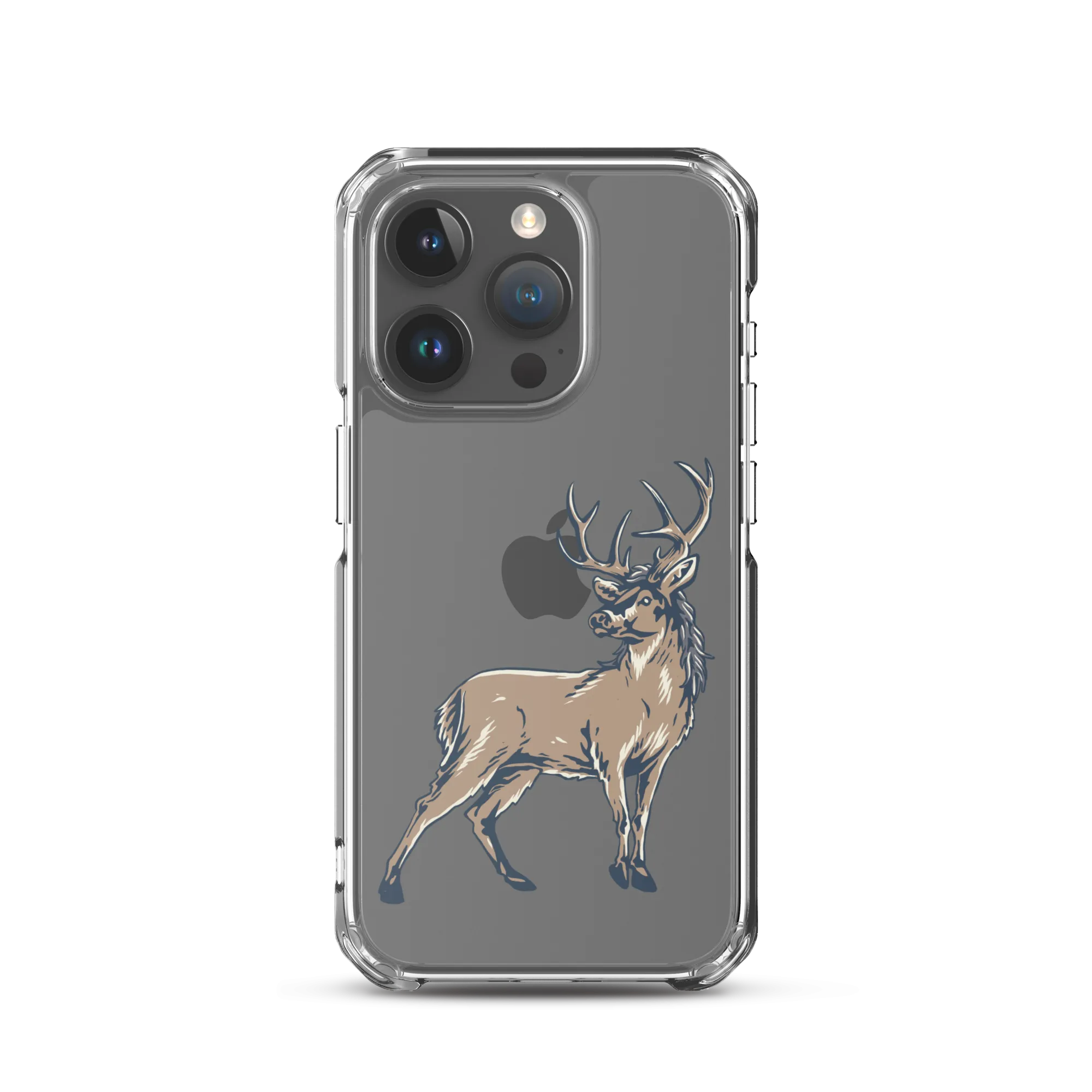 Deer Mullet Standing iPhone® Case - Clear