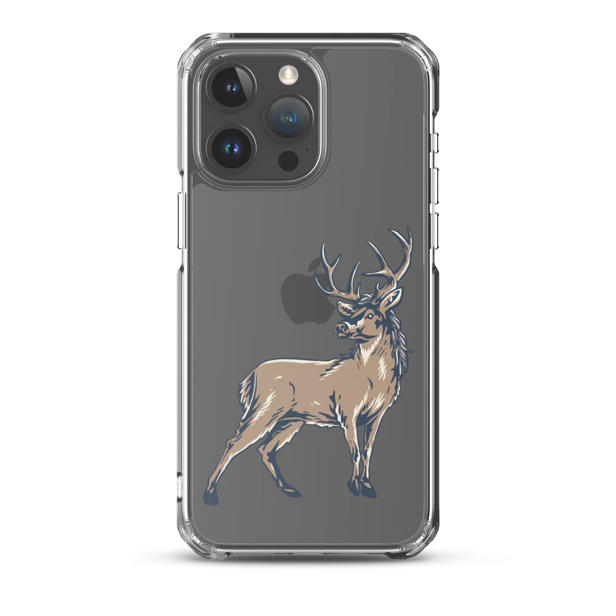 Deer Mullet Standing iPhone® Case - Clear