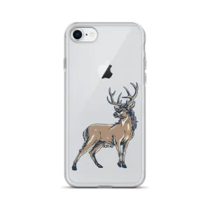 Deer Mullet Standing iPhone® Case - Clear