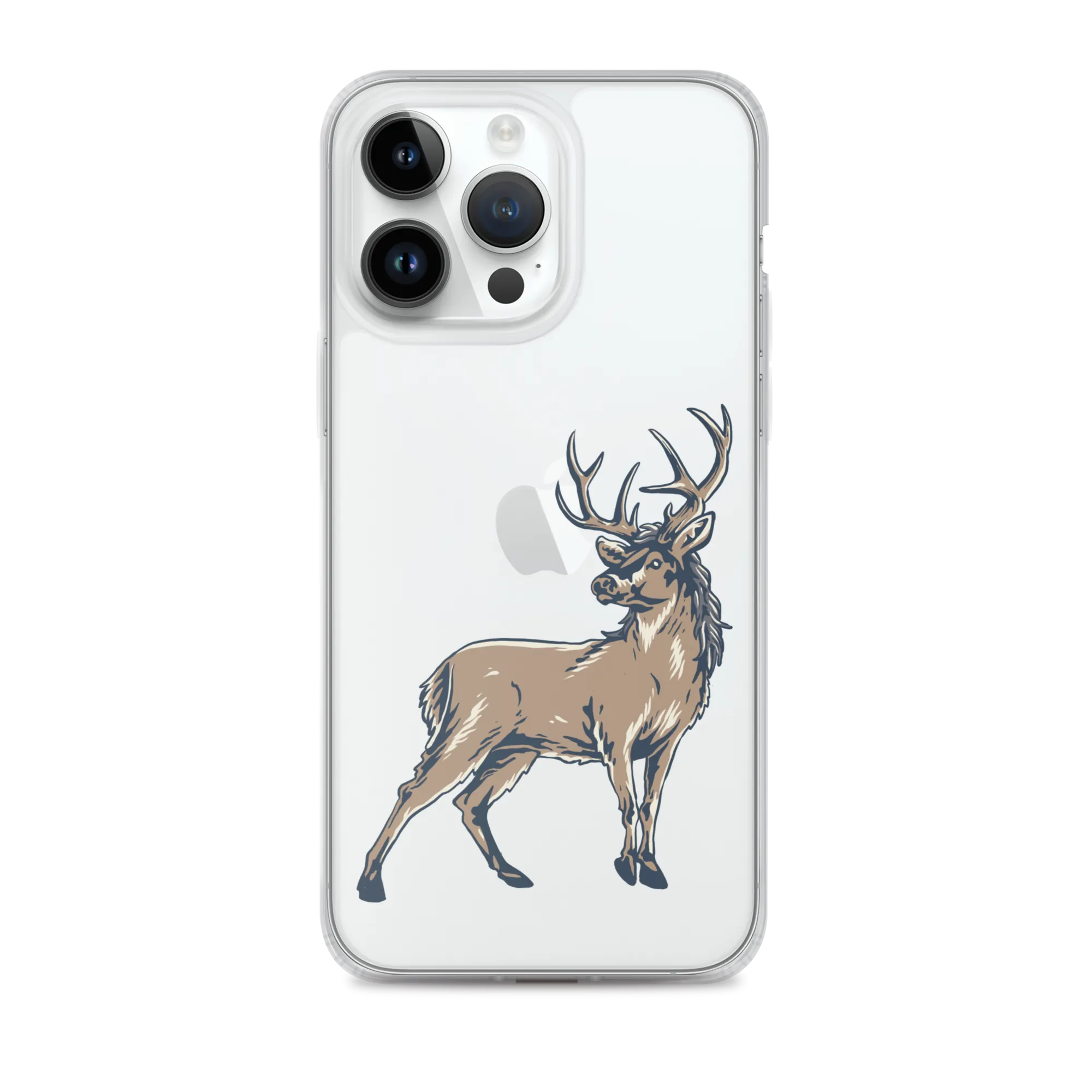 Deer Mullet Standing iPhone® Case - Clear