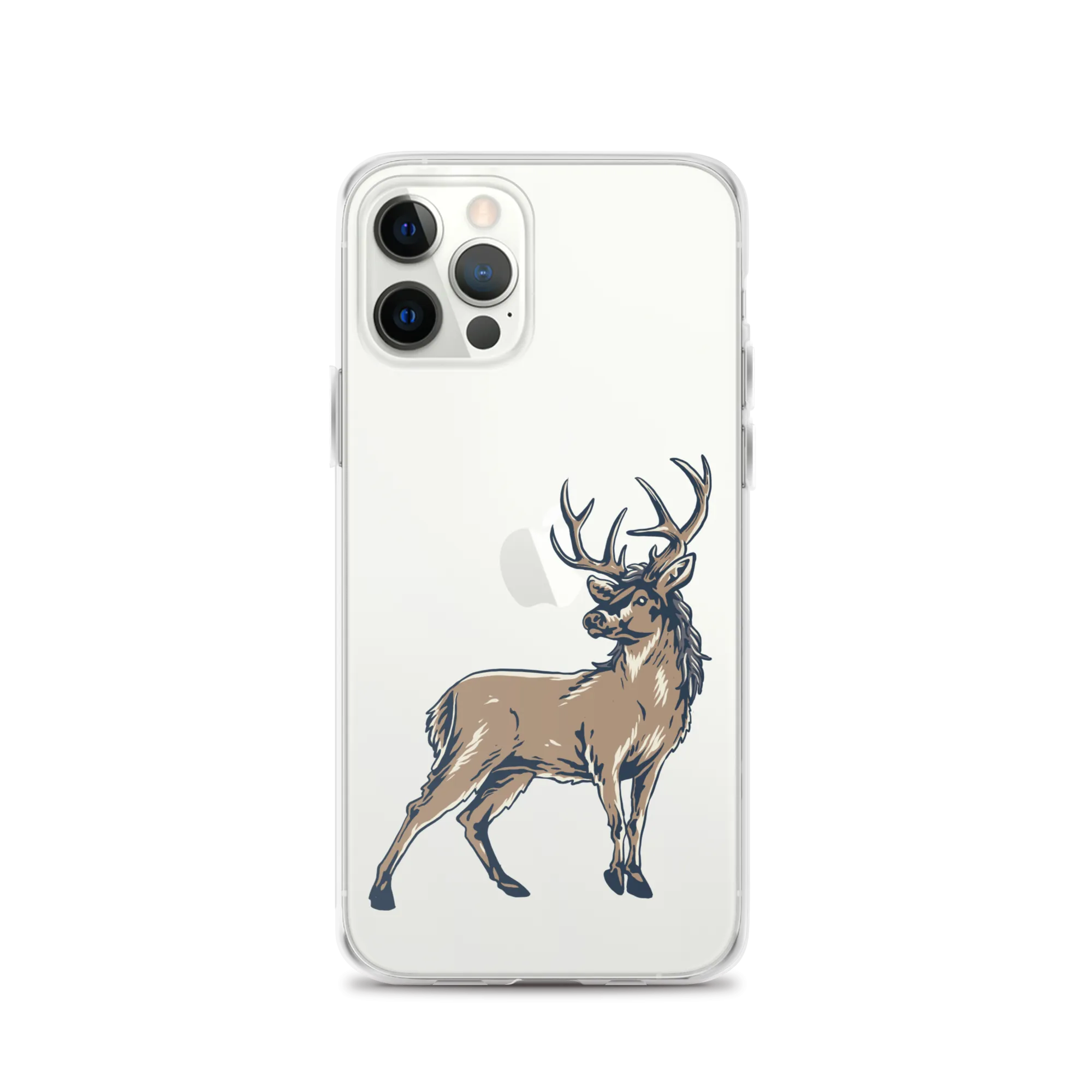 Deer Mullet Standing iPhone® Case - Clear