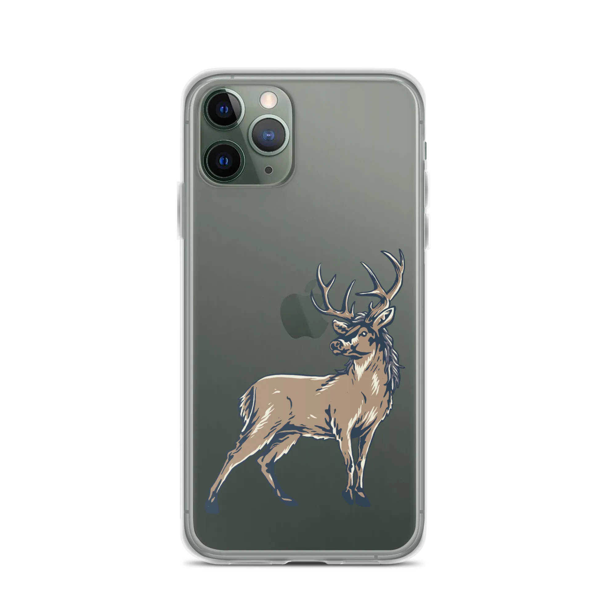 Deer Mullet Standing iPhone® Case - Clear