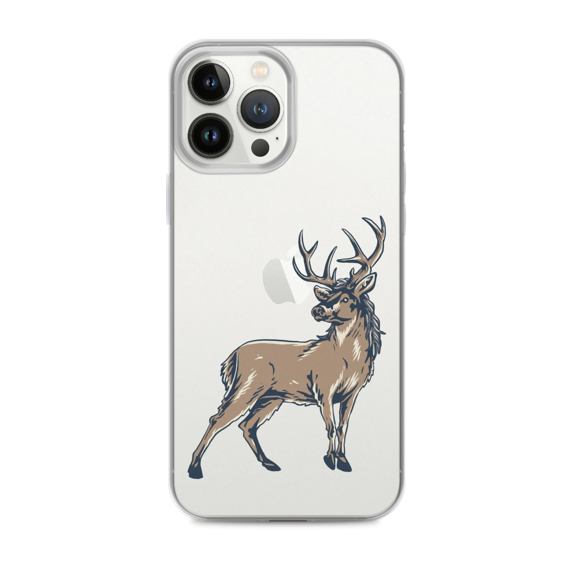 Deer Mullet Standing iPhone® Case - Clear