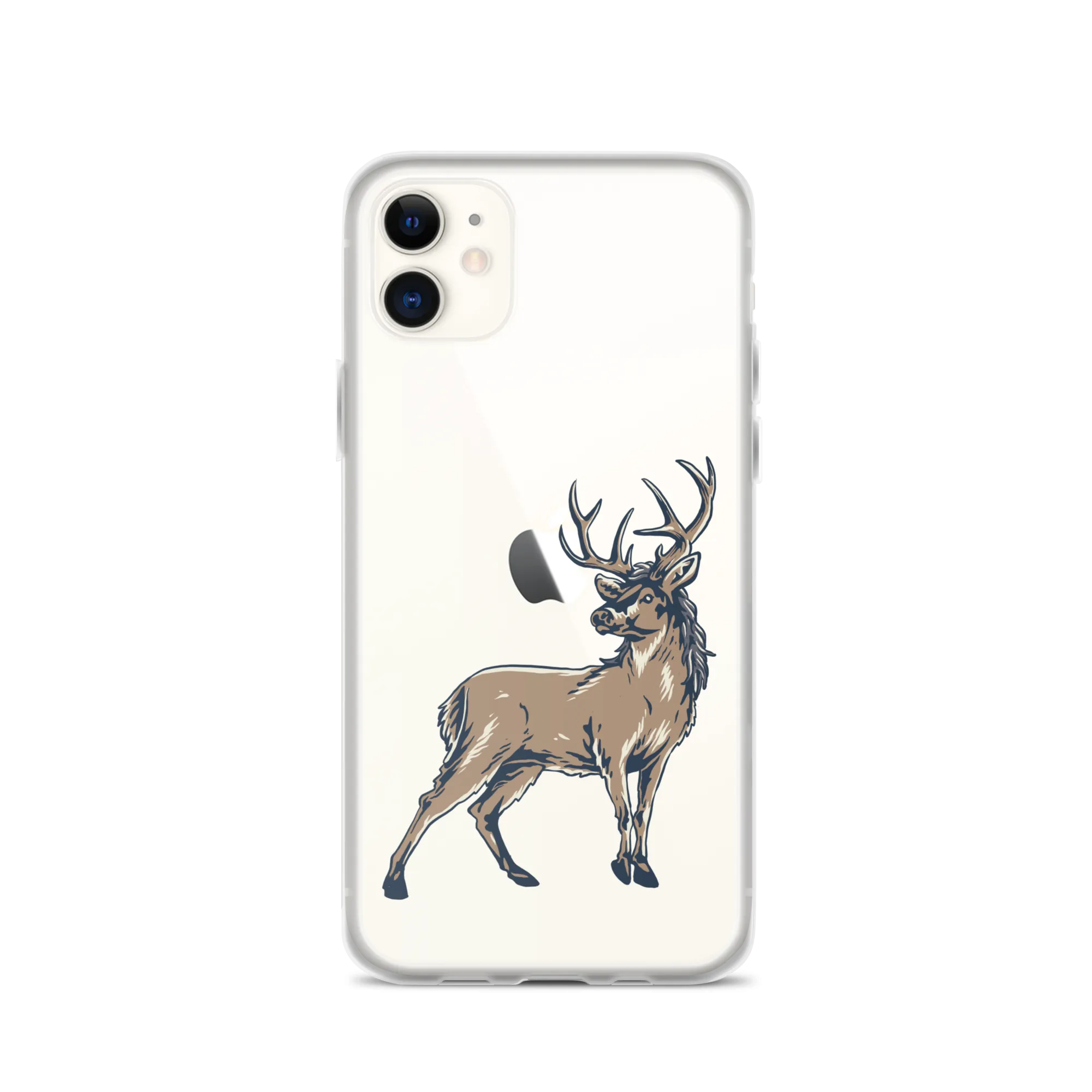 Deer Mullet Standing iPhone® Case - Clear