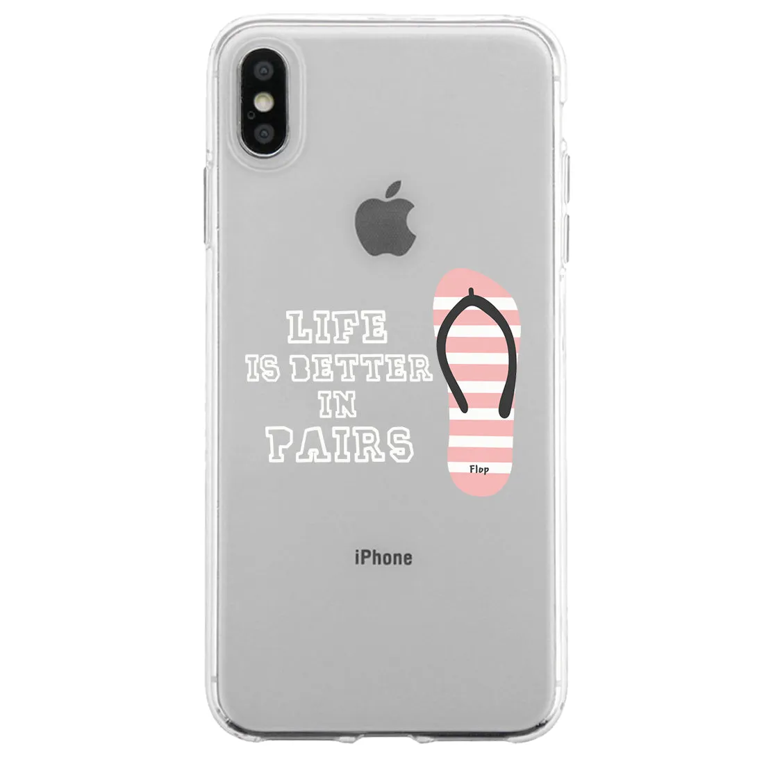 Flip Flop Friends Couple Matching Phone Cases Awesome Creative Gift