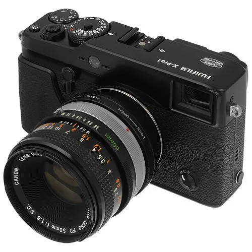 Fotodiox Lens Mount Adapter - Canon FD & FL 35mm SLR lens to Fujifilm Fuji X-Series Mirrorless Camera Body