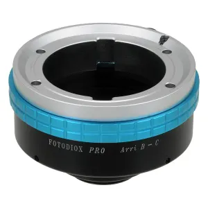 Fotodiox Pro Lens Adapter - Compatible with Arri Bayonet (Arri-B) Mount SLR Lenses to C-Mount (1" Screw Mount) Cine & CCTV Cameras