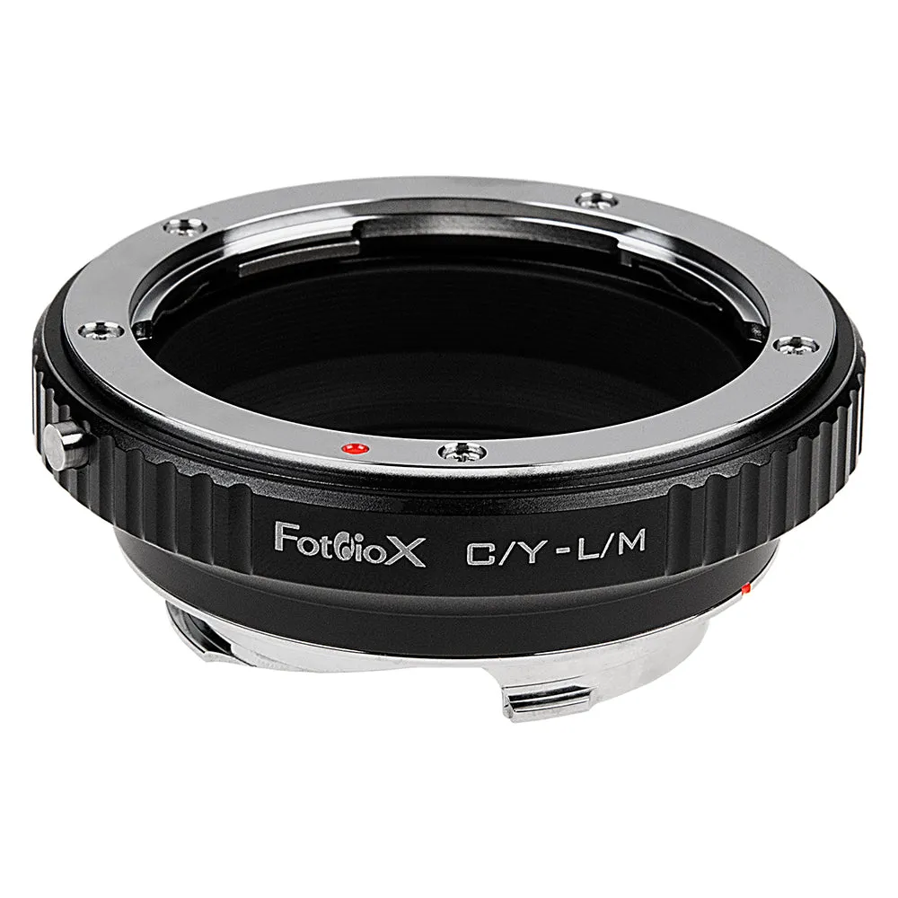 Fotodiox Pro Lens Adapter with Leica 6-Bit M-Coding - Compatible with Contax/Yashica (CY) SLR Lenses to Leica M Mount Rangefinder Cameras