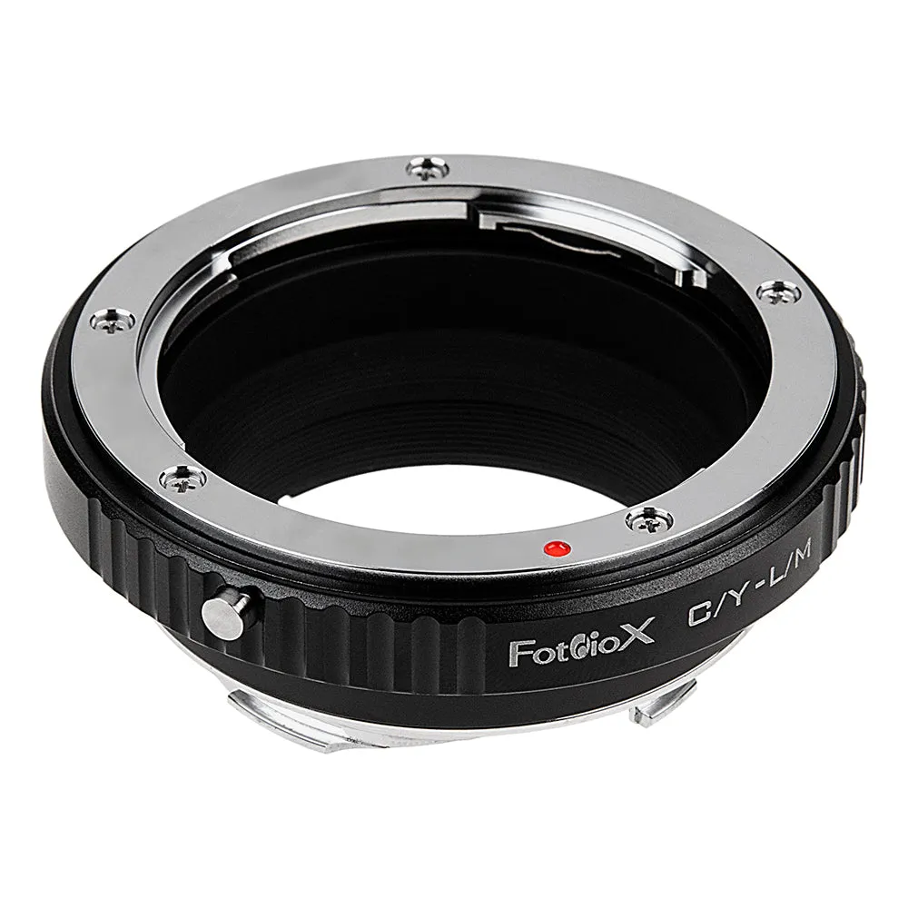 Fotodiox Pro Lens Adapter with Leica 6-Bit M-Coding - Compatible with Contax/Yashica (CY) SLR Lenses to Leica M Mount Rangefinder Cameras