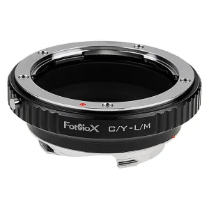 Fotodiox Pro Lens Adapter with Leica 6-Bit M-Coding - Compatible with Contax/Yashica (CY) SLR Lenses to Leica M Mount Rangefinder Cameras