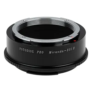 Fotodiox Pro Lens Mount Adapter - Compatible with Miranda (MIR) SLR Lenses to Canon RF Mount Mirrorless Cameras