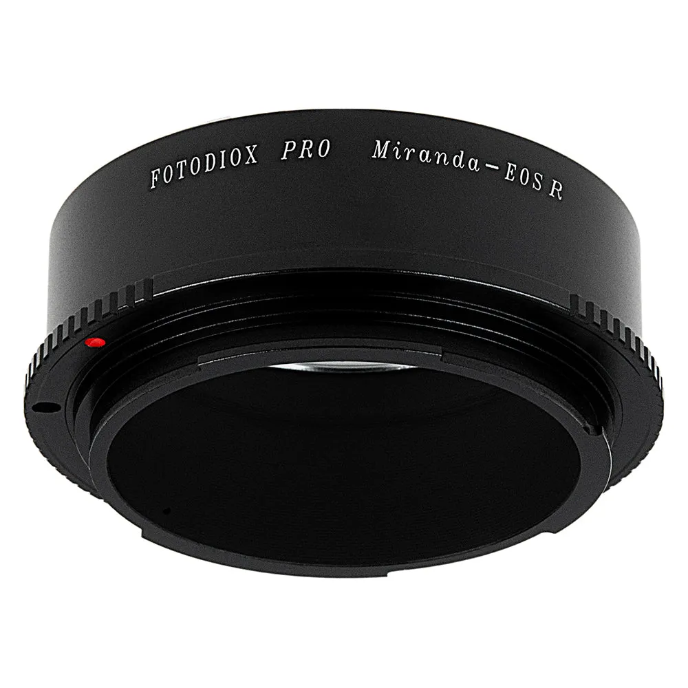 Fotodiox Pro Lens Mount Adapter - Compatible with Miranda (MIR) SLR Lenses to Canon RF Mount Mirrorless Cameras