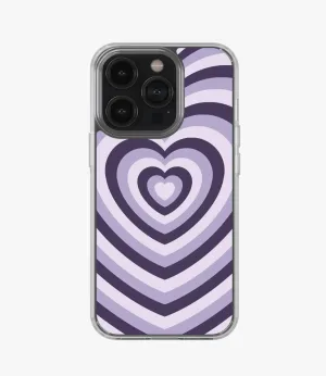 Grape & Smoke Heart Y2K Silicone Case