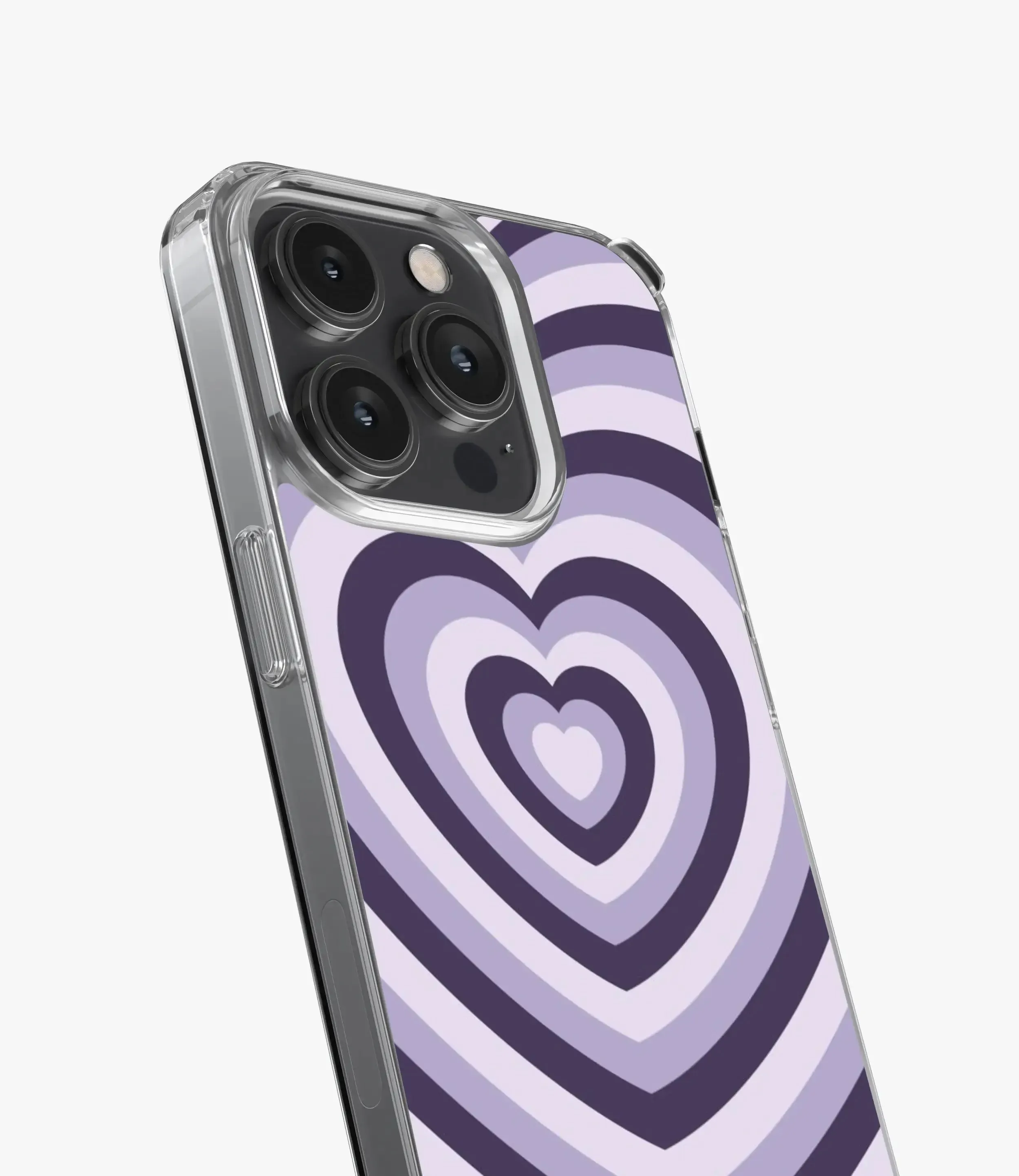 Grape & Smoke Heart Y2K Silicone Case