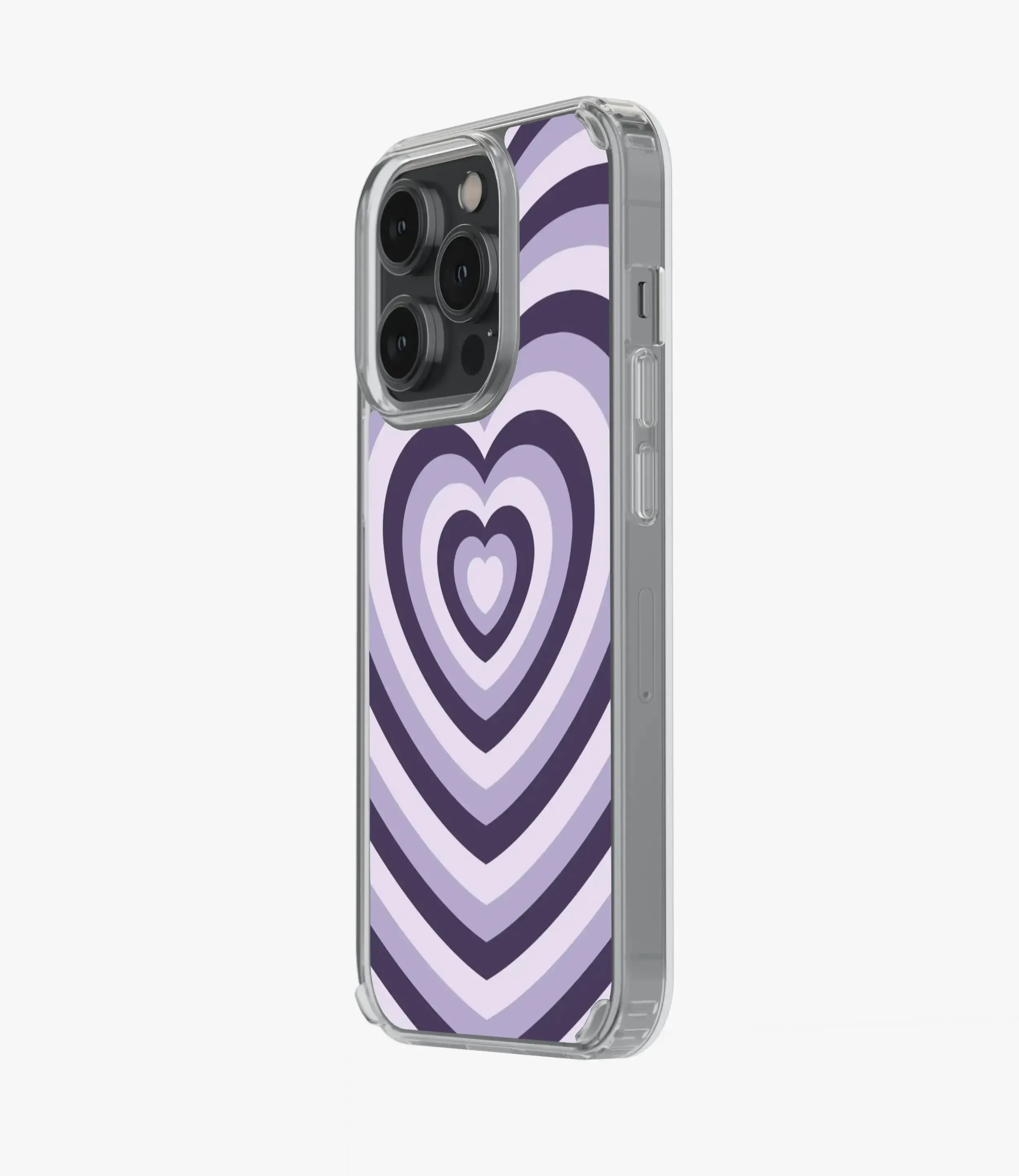 Grape & Smoke Heart Y2K Silicone Case