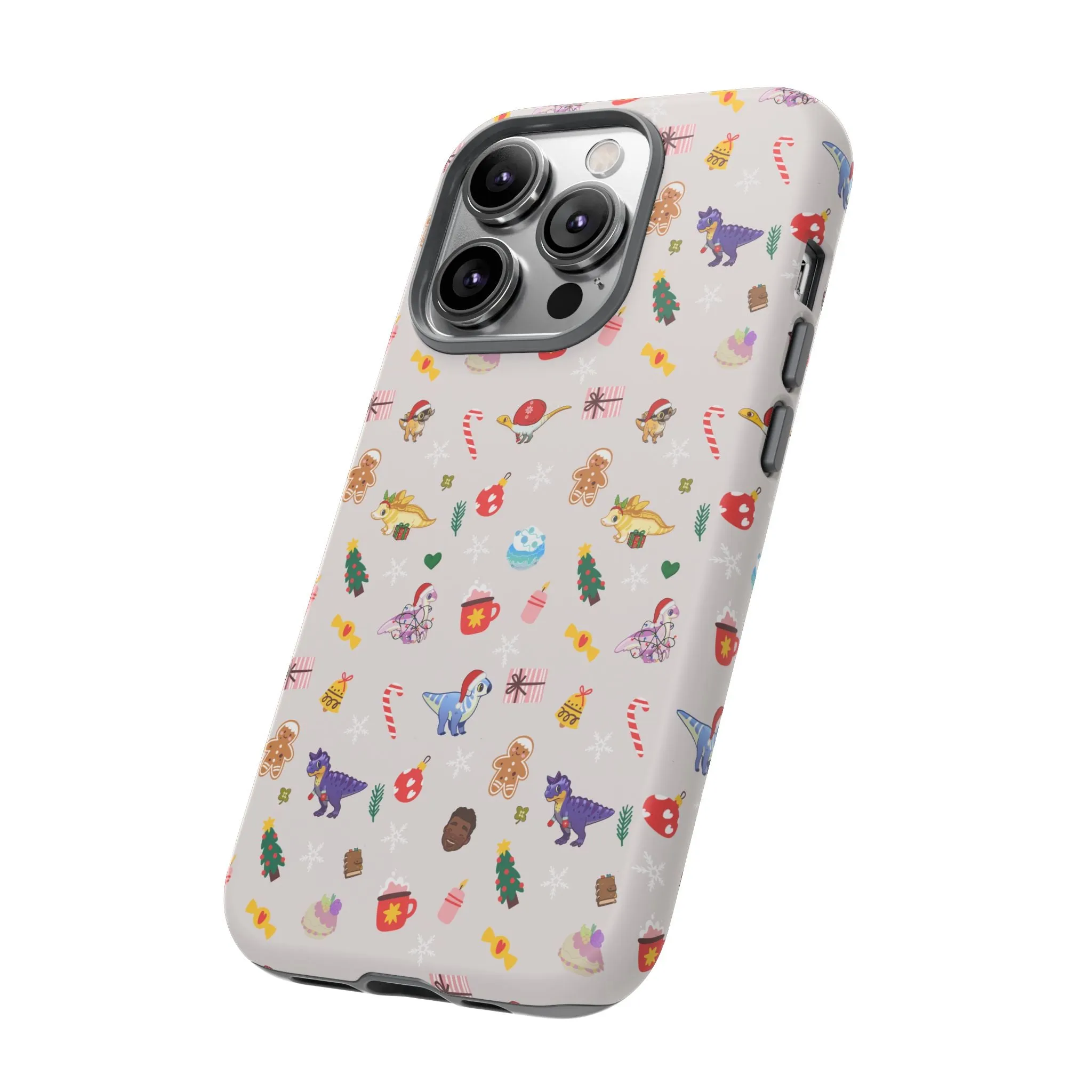 Holiday Dinos - Phone Case