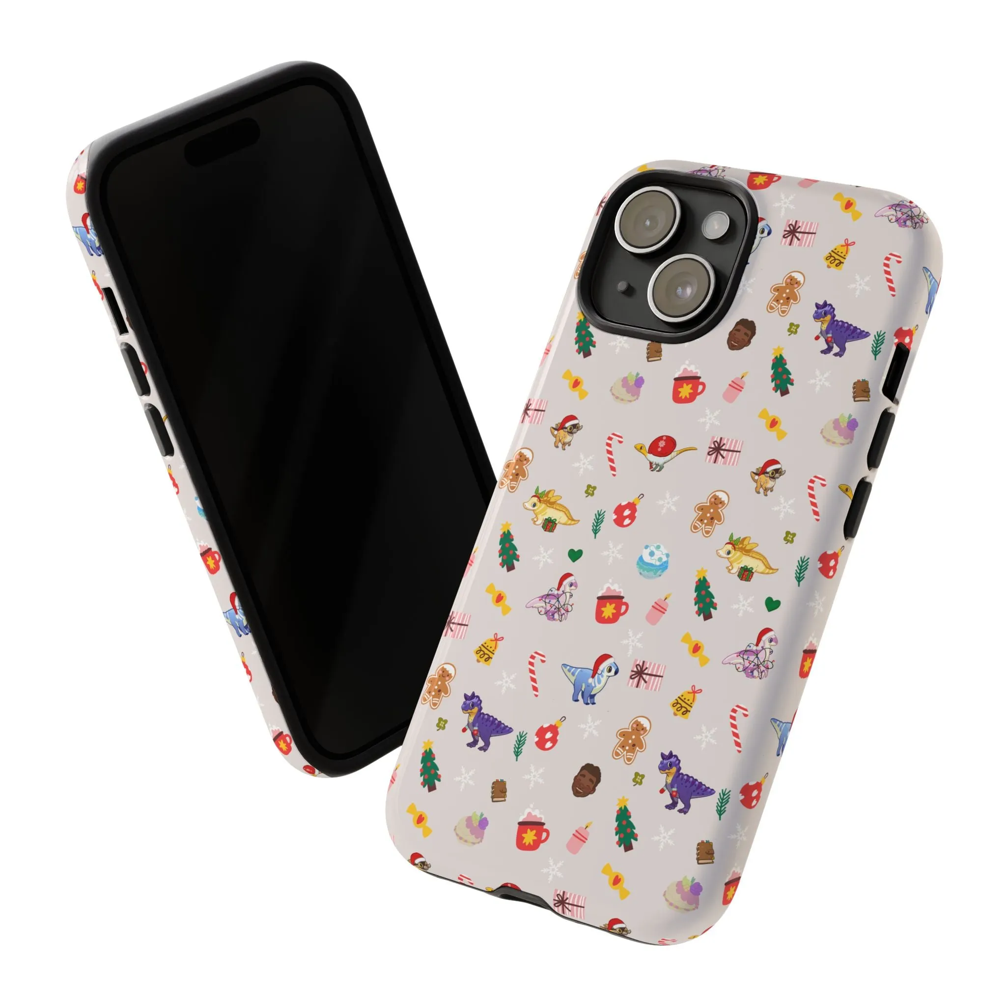 Holiday Dinos - Phone Case