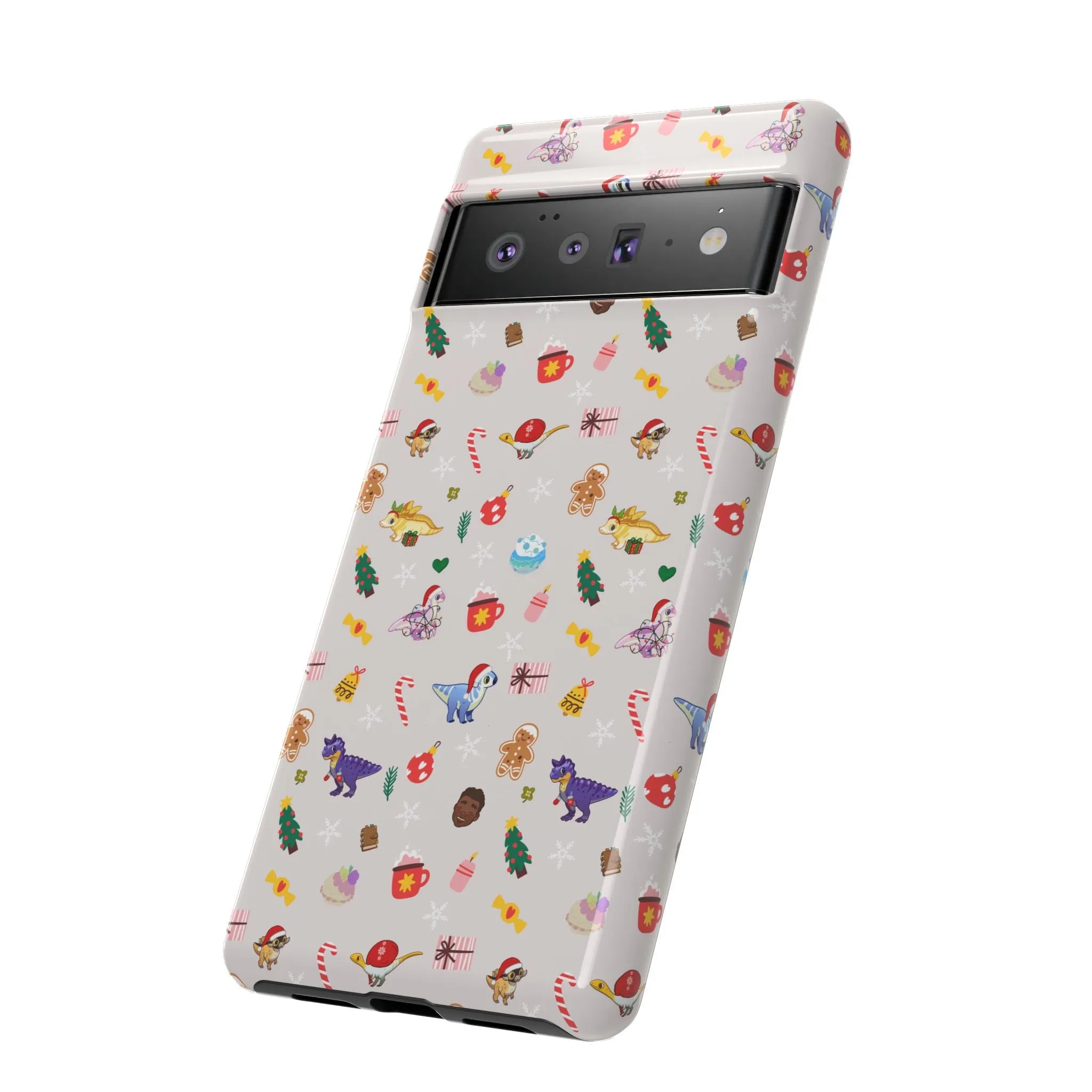 Holiday Dinos - Phone Case