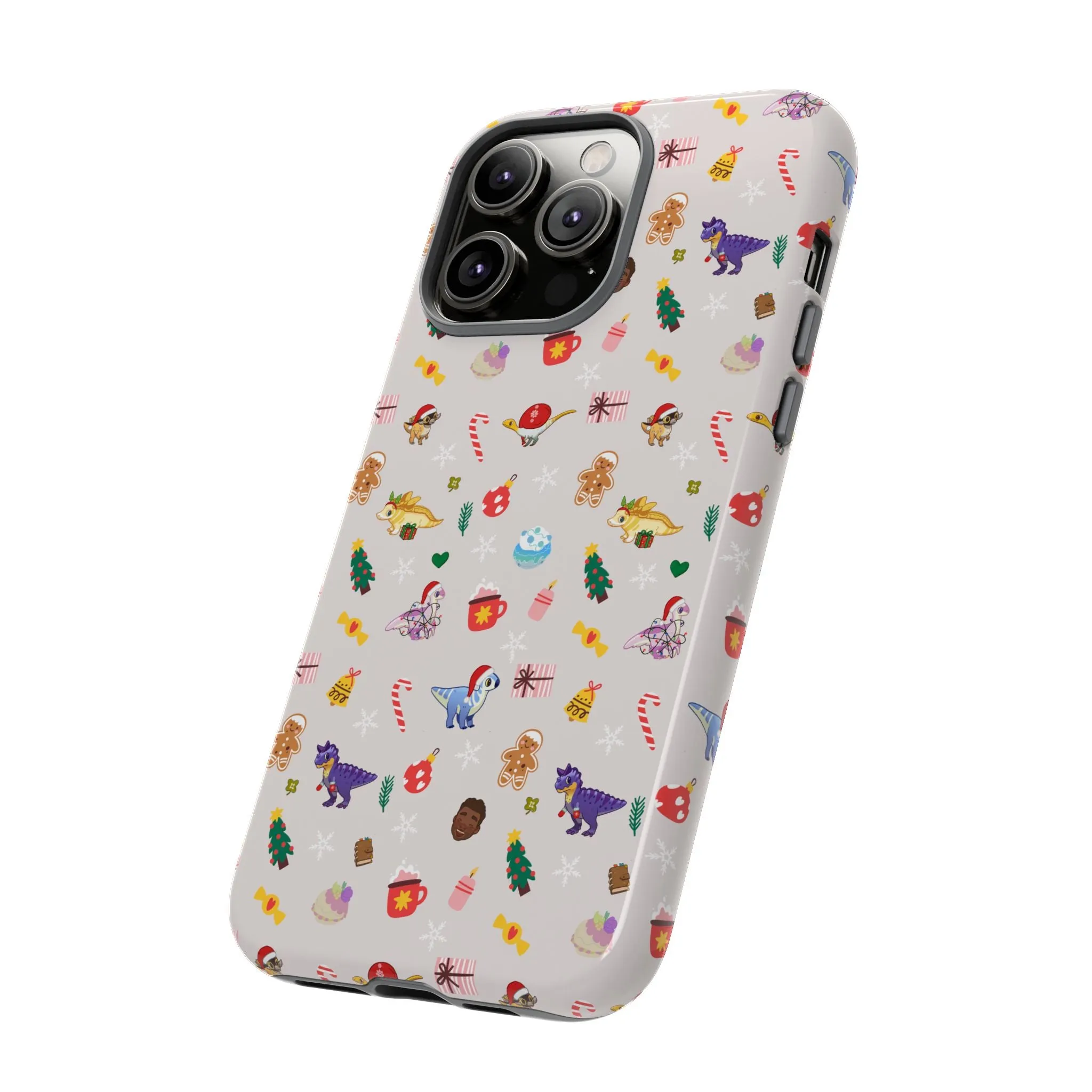 Holiday Dinos - Phone Case