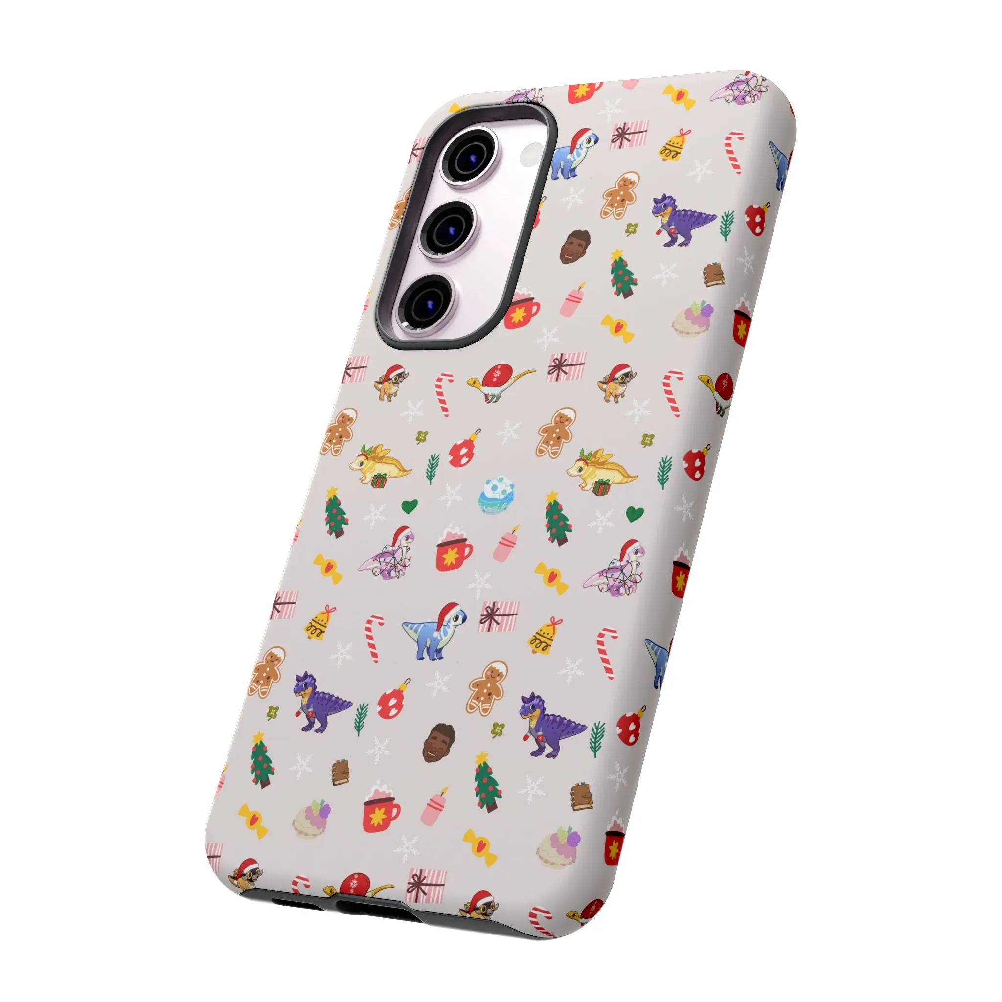 Holiday Dinos - Phone Case