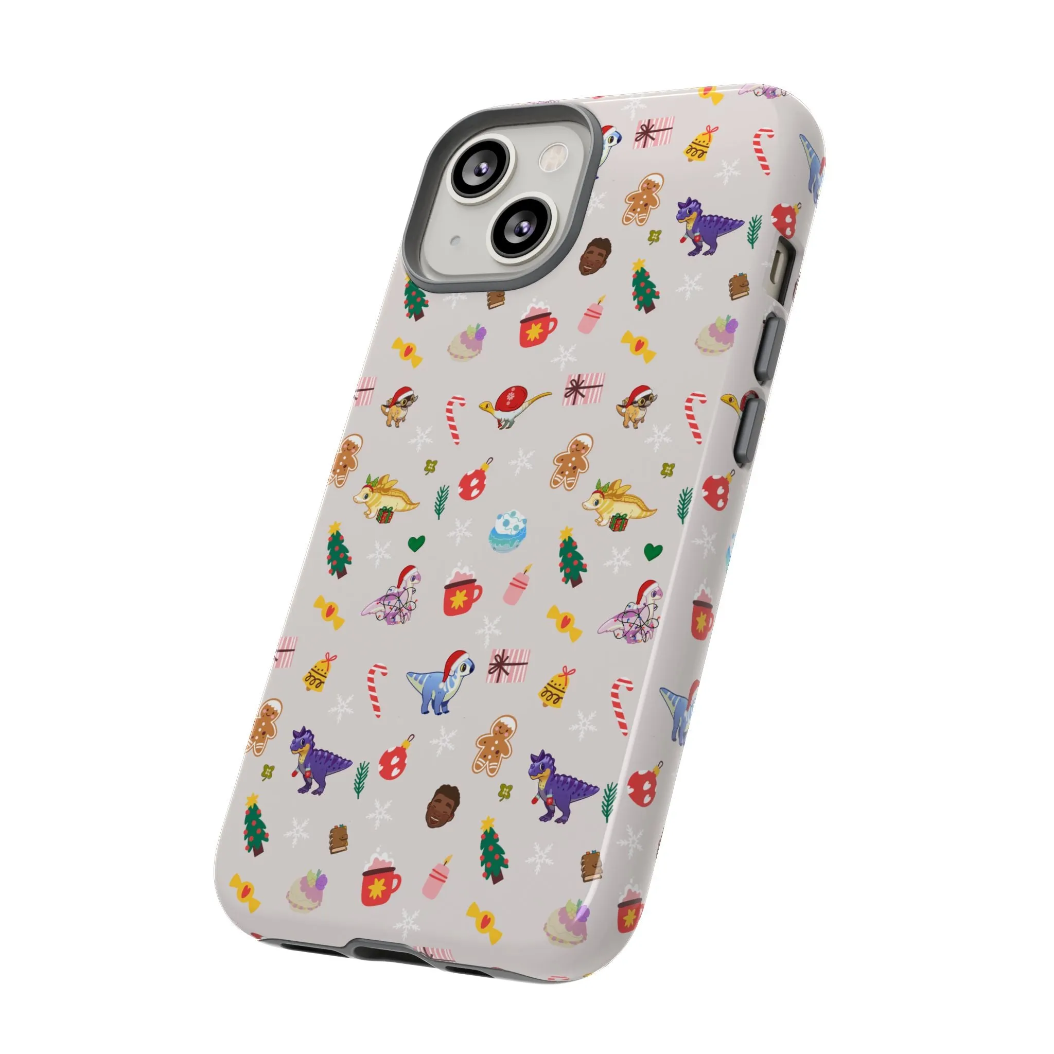 Holiday Dinos - Phone Case